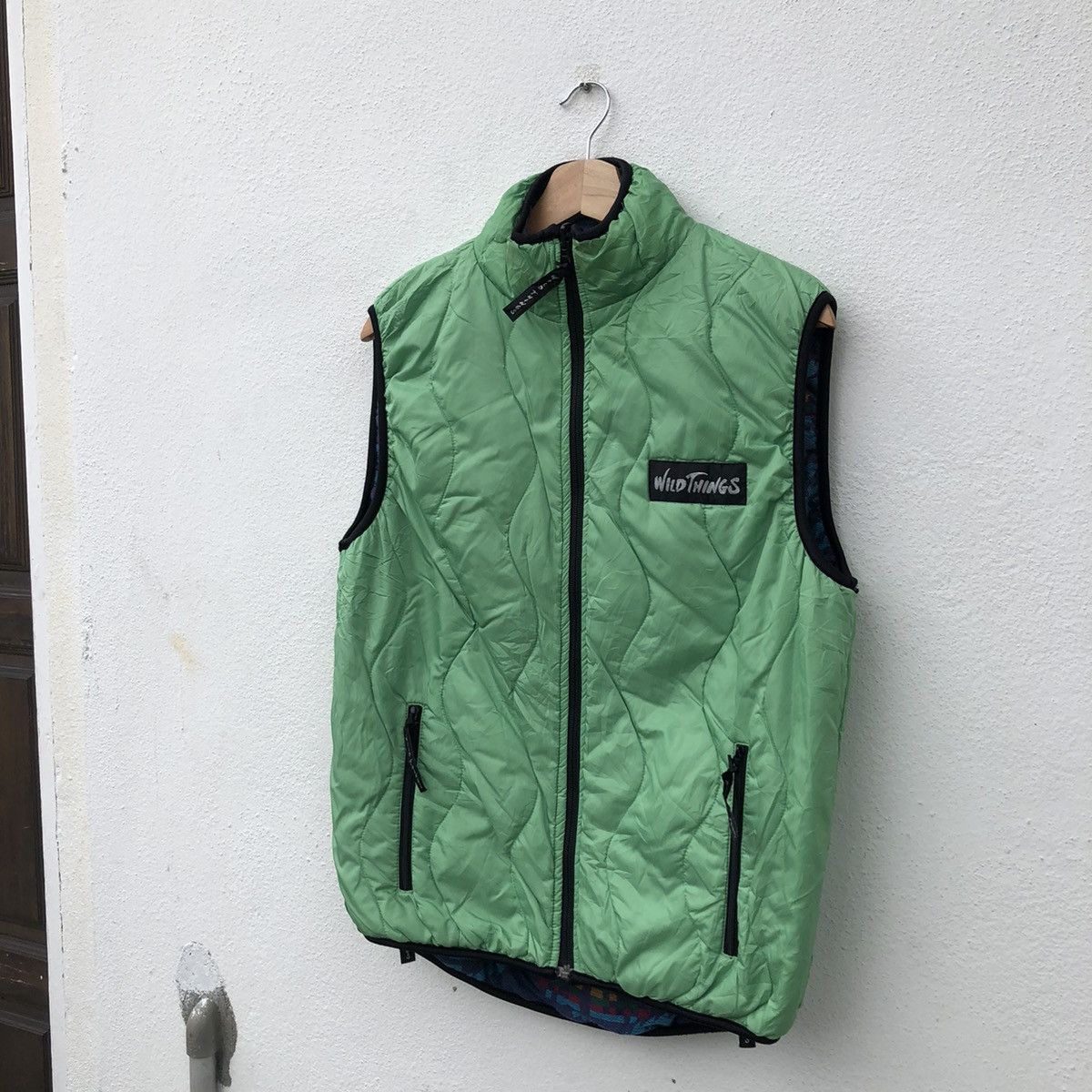Japanese Brand VINTAGE WILD THINGS REVERSIBLE VEST NAVAJO DESIGN Size US M / EU 48-50 / 2 - 8 Thumbnail
