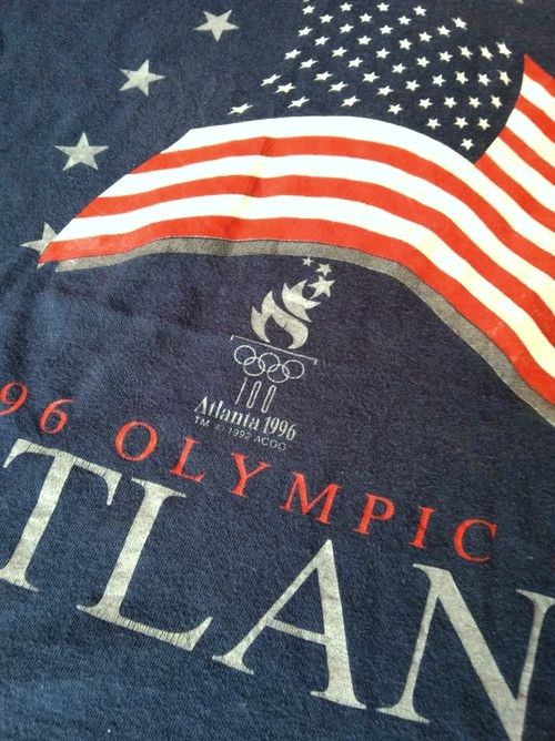 Vintage 1996 Olympic Games Atlanta Made In USA Vintage T Shirt Size US L / EU 52-54 / 3 - 1 Thumbnail
