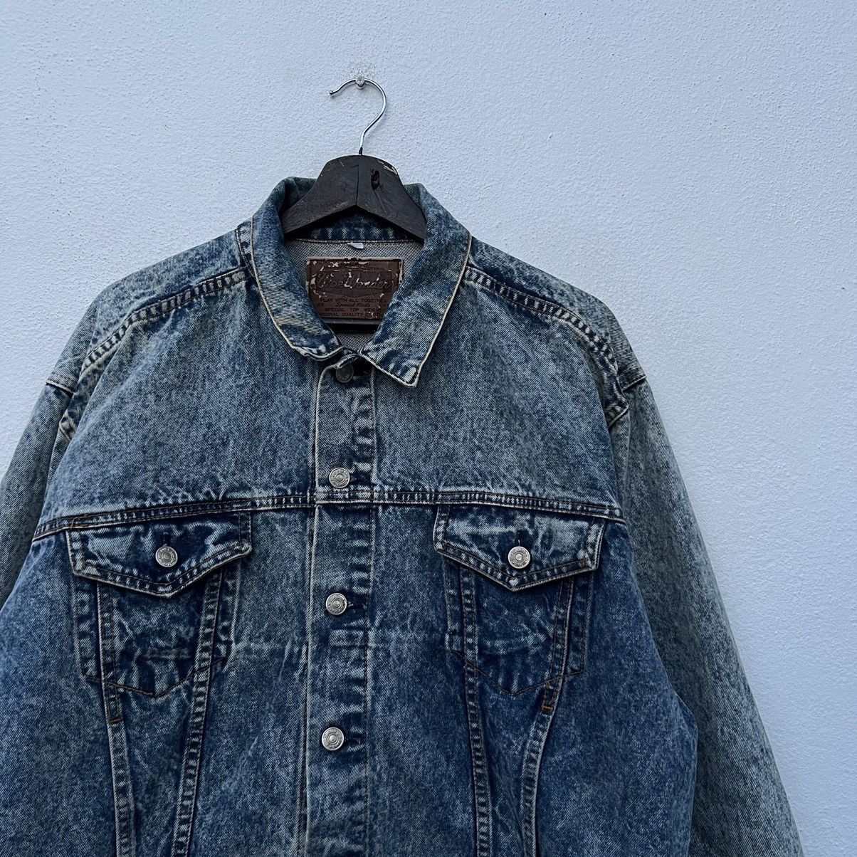Japanese Brand VINTAGE TRUCKER DENIM JACKET WDE WONDER Size US L / EU 52-54 / 3 - 5 Thumbnail