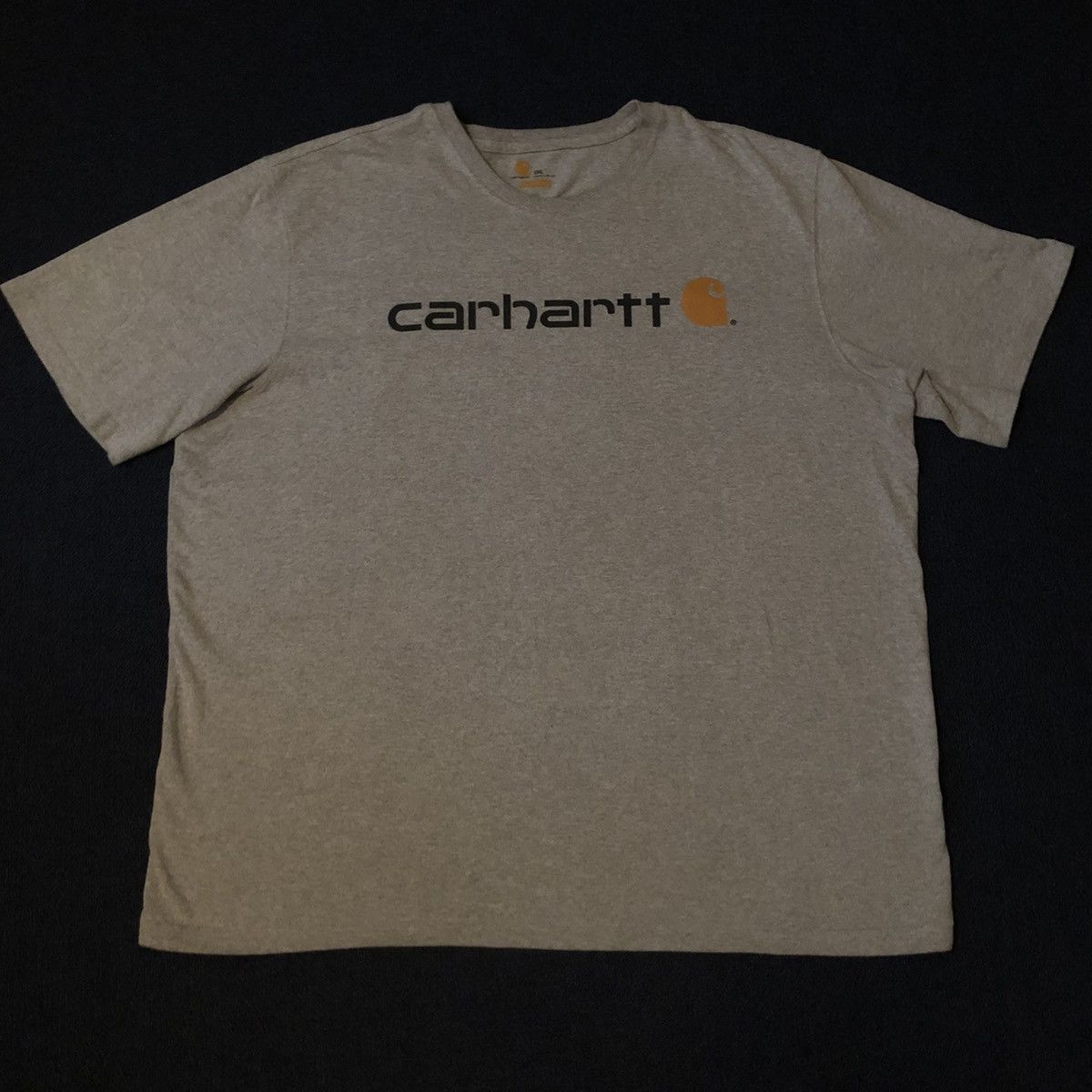 Carhartt Vintage Carhartt Original Fit Classic Logo Heavyweight Tee Size US XXL / EU 58 / 5 - 3 Thumbnail