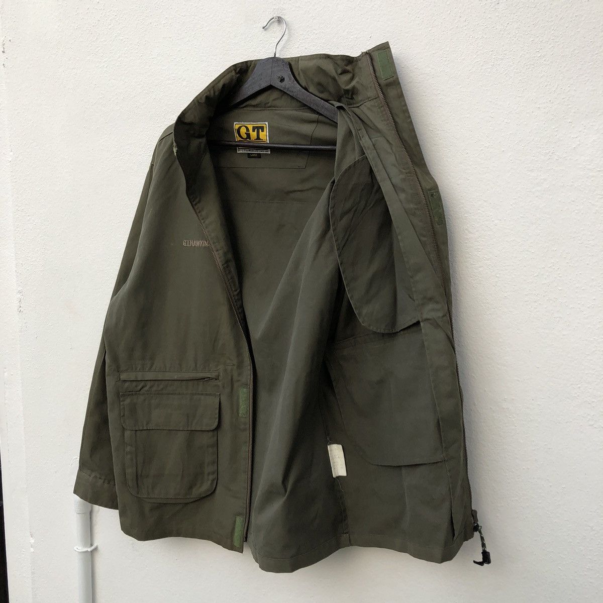 Japanese Brand VINTAGE GT GEORGE THOMAS HAWKINS CARGO JACKET MULTI POCKET Size US L / EU 52-54 / 3 - 9 Thumbnail
