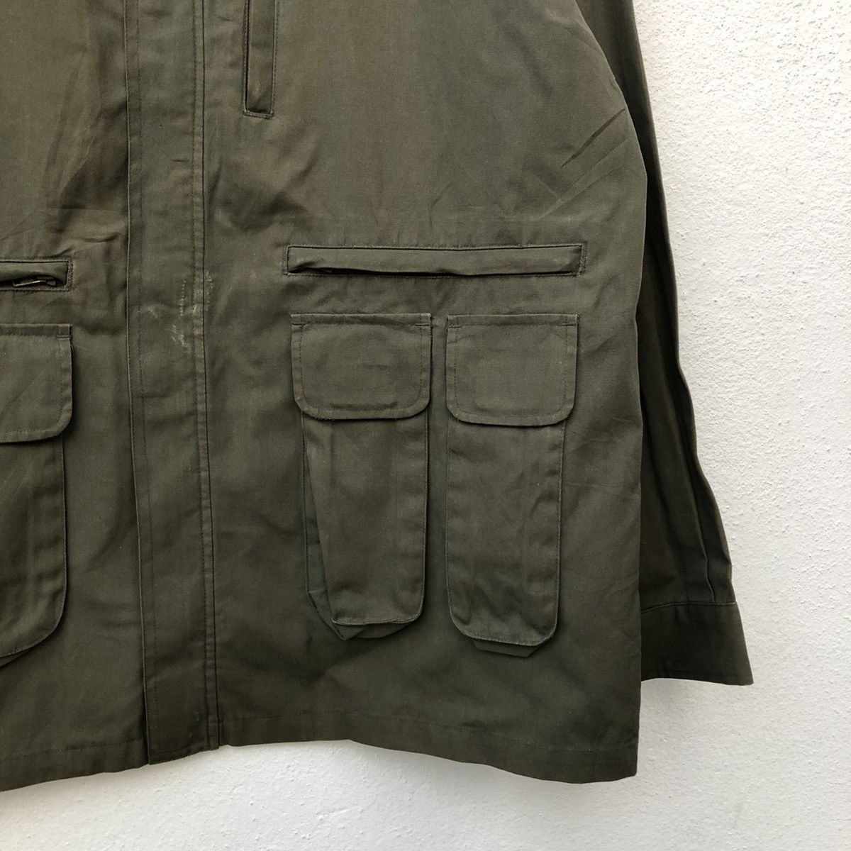Japanese Brand VINTAGE GT GEORGE THOMAS HAWKINS CARGO JACKET MULTI POCKET Size US L / EU 52-54 / 3 - 5 Thumbnail