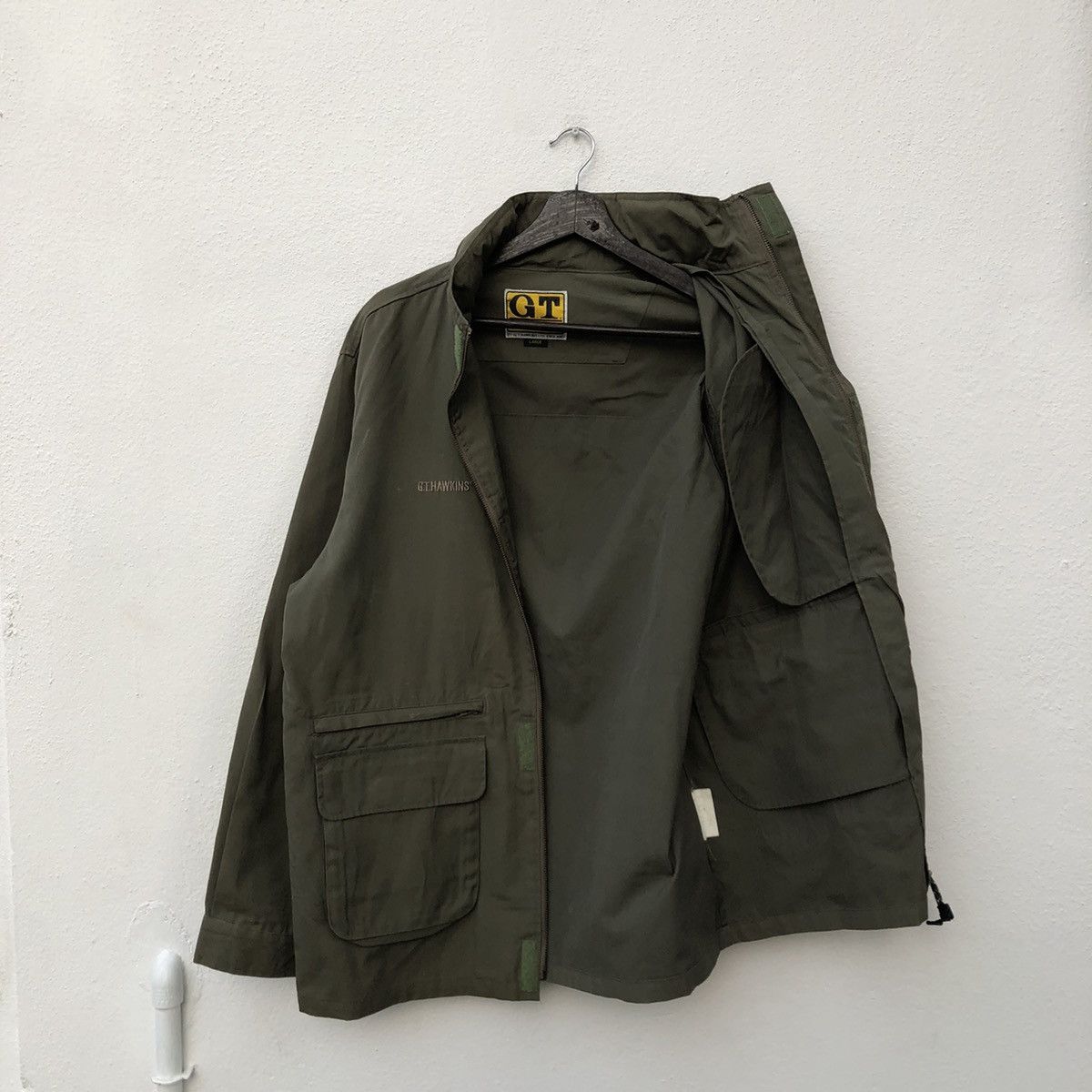 Japanese Brand VINTAGE GT GEORGE THOMAS HAWKINS CARGO JACKET MULTI POCKET Size US L / EU 52-54 / 3 - 8 Thumbnail