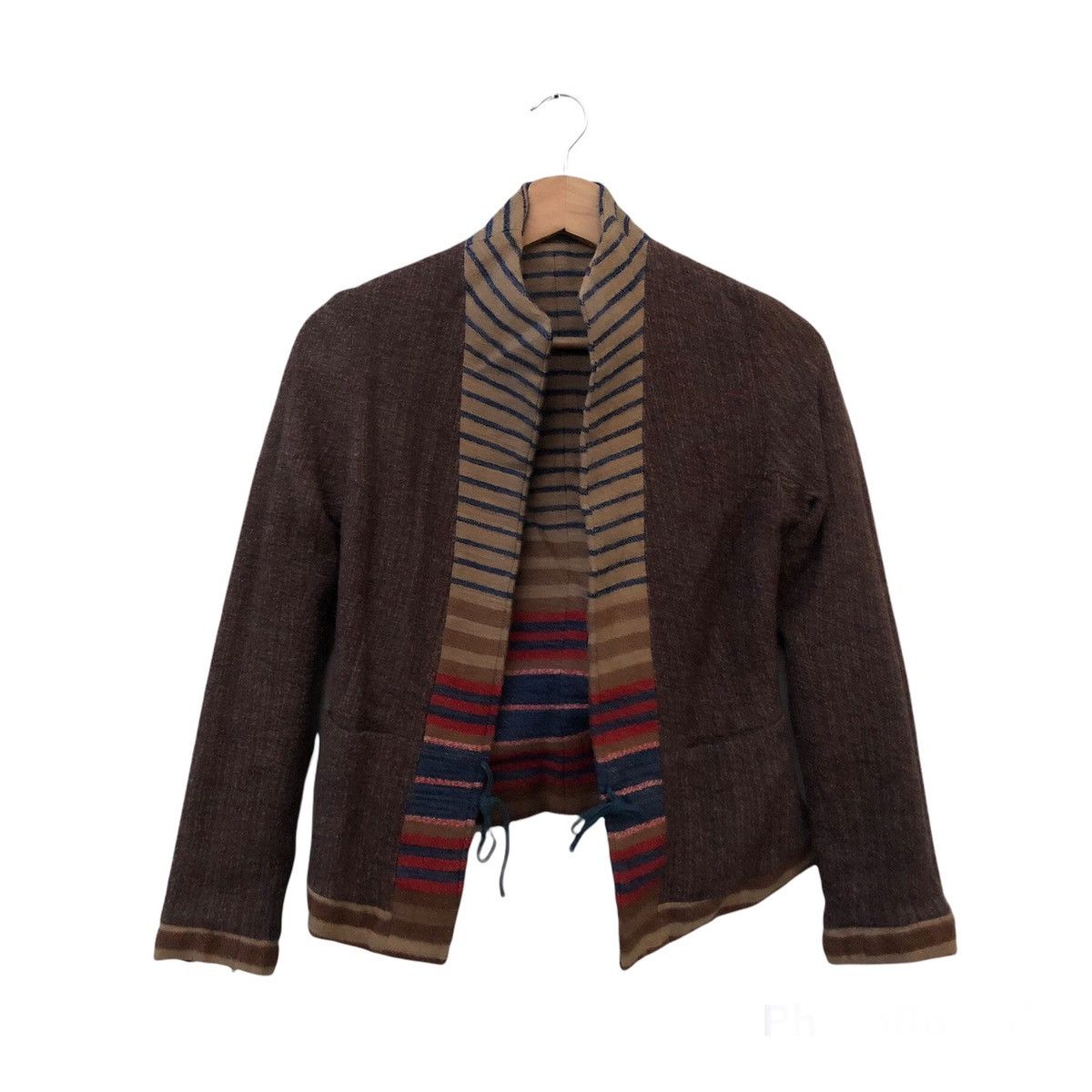 45rpm RARE REVERSIBLE CROPPED WOOL JACKET 45RPM STUDIOS Size US M / EU 48-50 / 2 - 2 Thumbnail