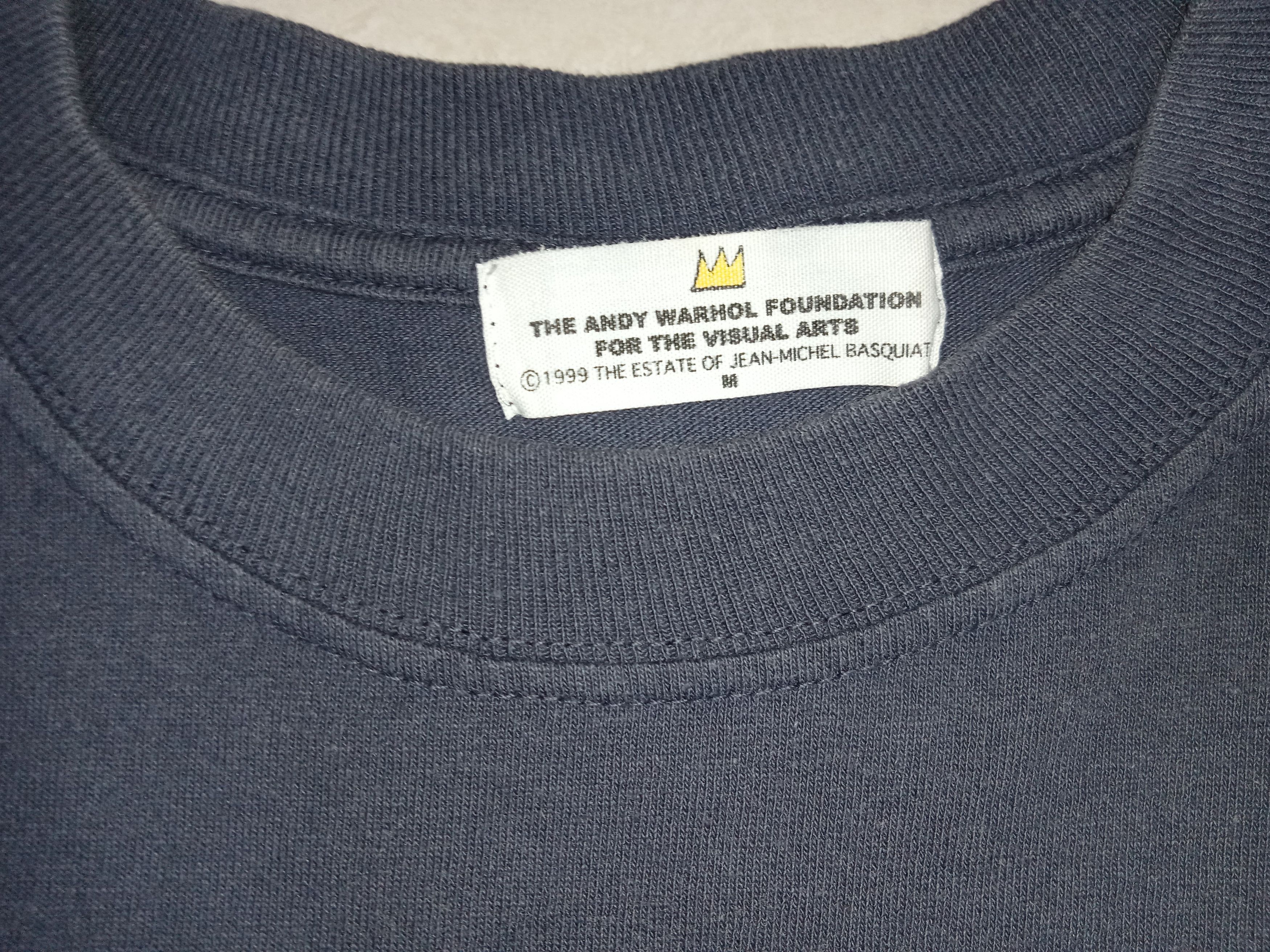 Vintage Vintage 90s Jean-Michel Basquiat Andy Warhol Foundation Size US S / EU 44-46 / 1 - 3 Thumbnail
