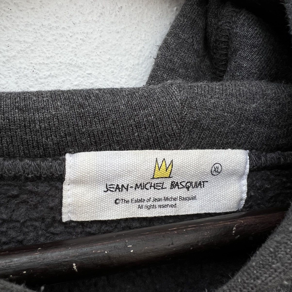 Japanese Brand VINTAGE JEAN-MICHEL BASQUIAT HOODIE BIG LOGO Size US XL / EU 56 / 4 - 10 Thumbnail