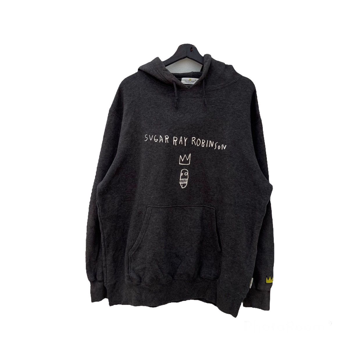 VINTAGE JEAN-MICHEL BASQUIAT HOODIE BIG LOGO