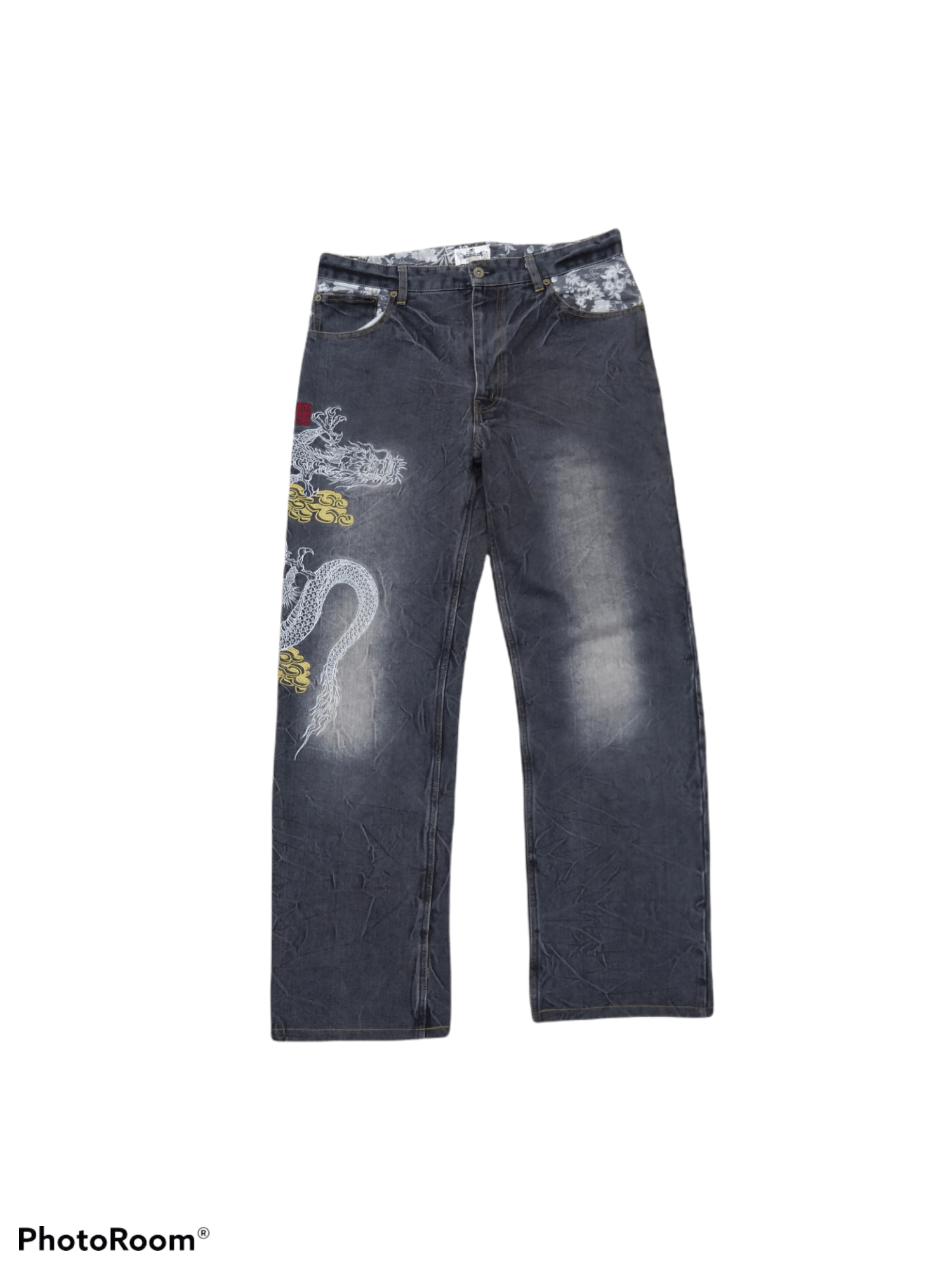 Karakuri Tamashii SiCK MULTIPOCKET KARAKURI JAPANESE TRADITIONAL YAKUZA SYMBOL Size US 33 - 2 Thumbnail