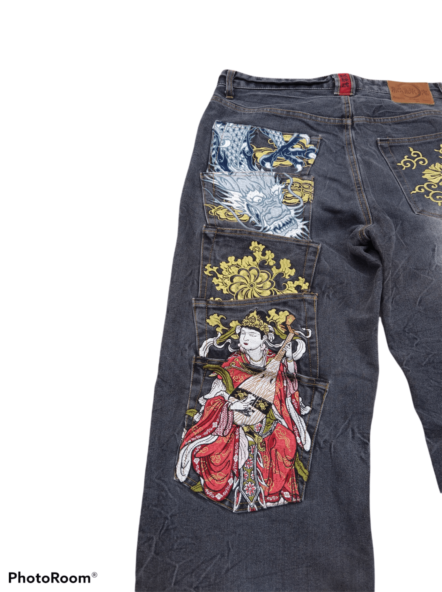 Karakuri Tamashii SiCK MULTIPOCKET KARAKURI JAPANESE TRADITIONAL YAKUZA SYMBOL Size US 33 - 8 Thumbnail
