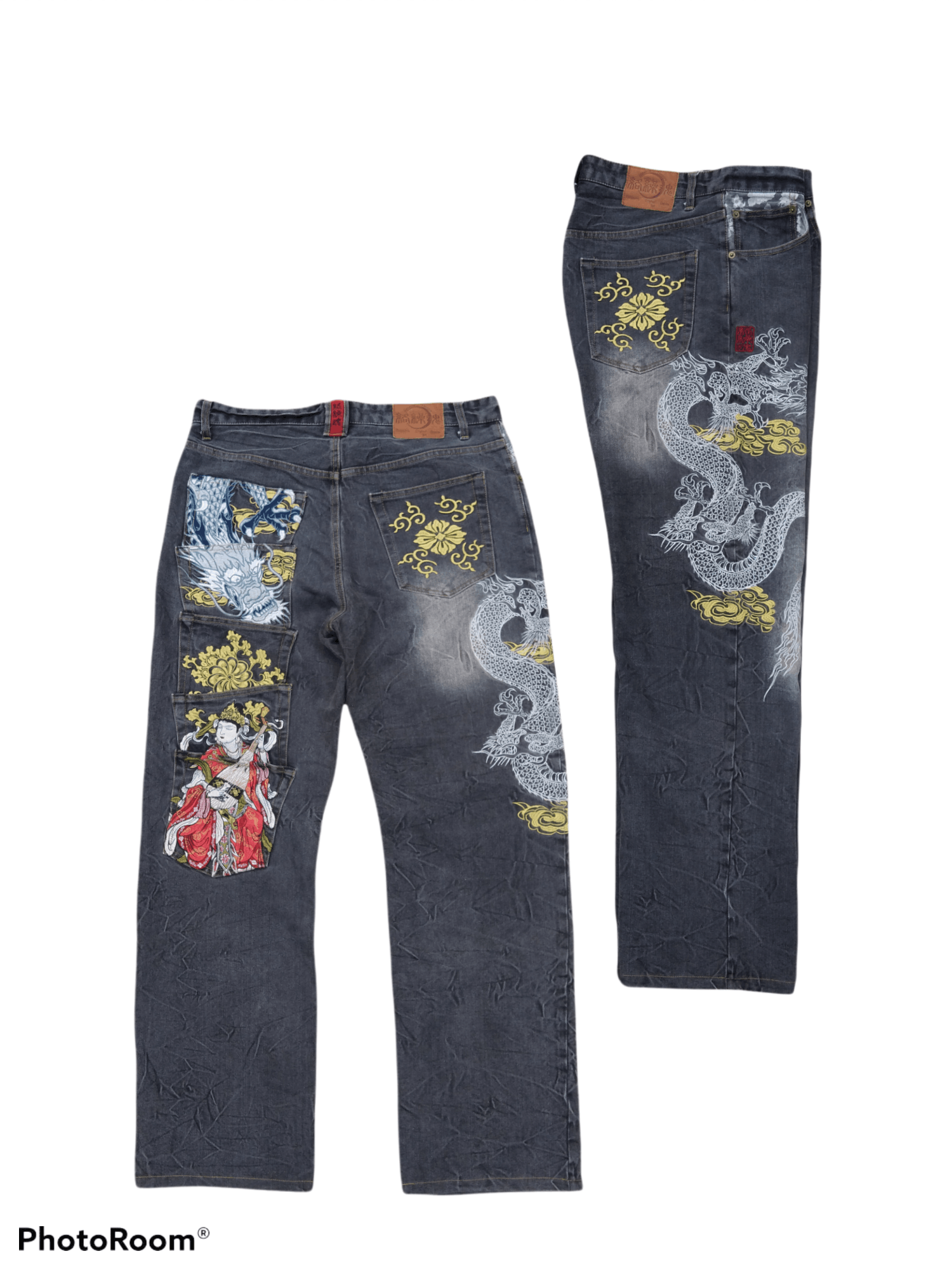 Karakuri Tamashii SiCK MULTIPOCKET KARAKURI JAPANESE TRADITIONAL YAKUZA SYMBOL Size US 33 - 1 Thumbnail
