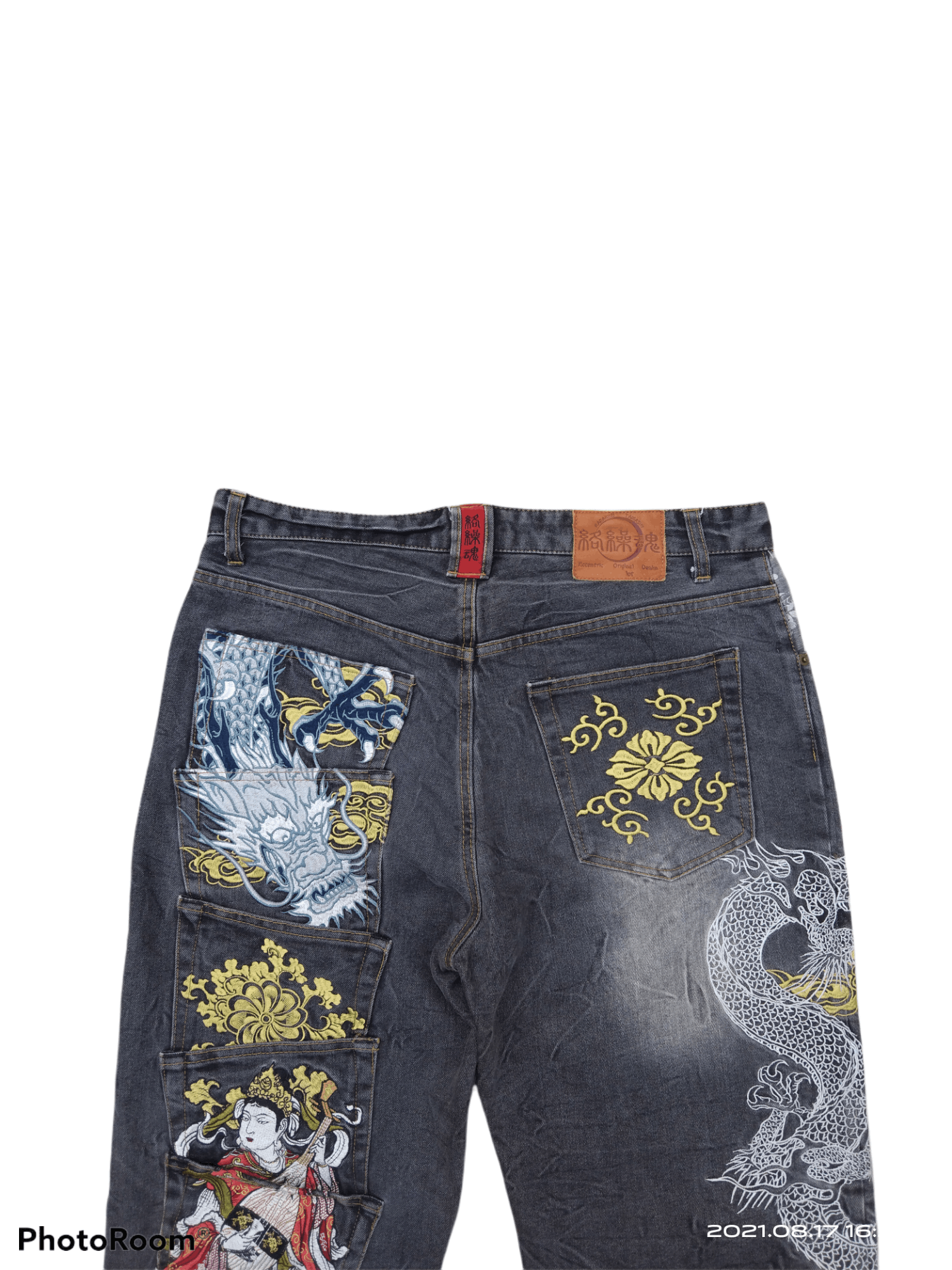 Karakuri Tamashii SiCK MULTIPOCKET KARAKURI JAPANESE TRADITIONAL YAKUZA SYMBOL Size US 33 - 7 Thumbnail