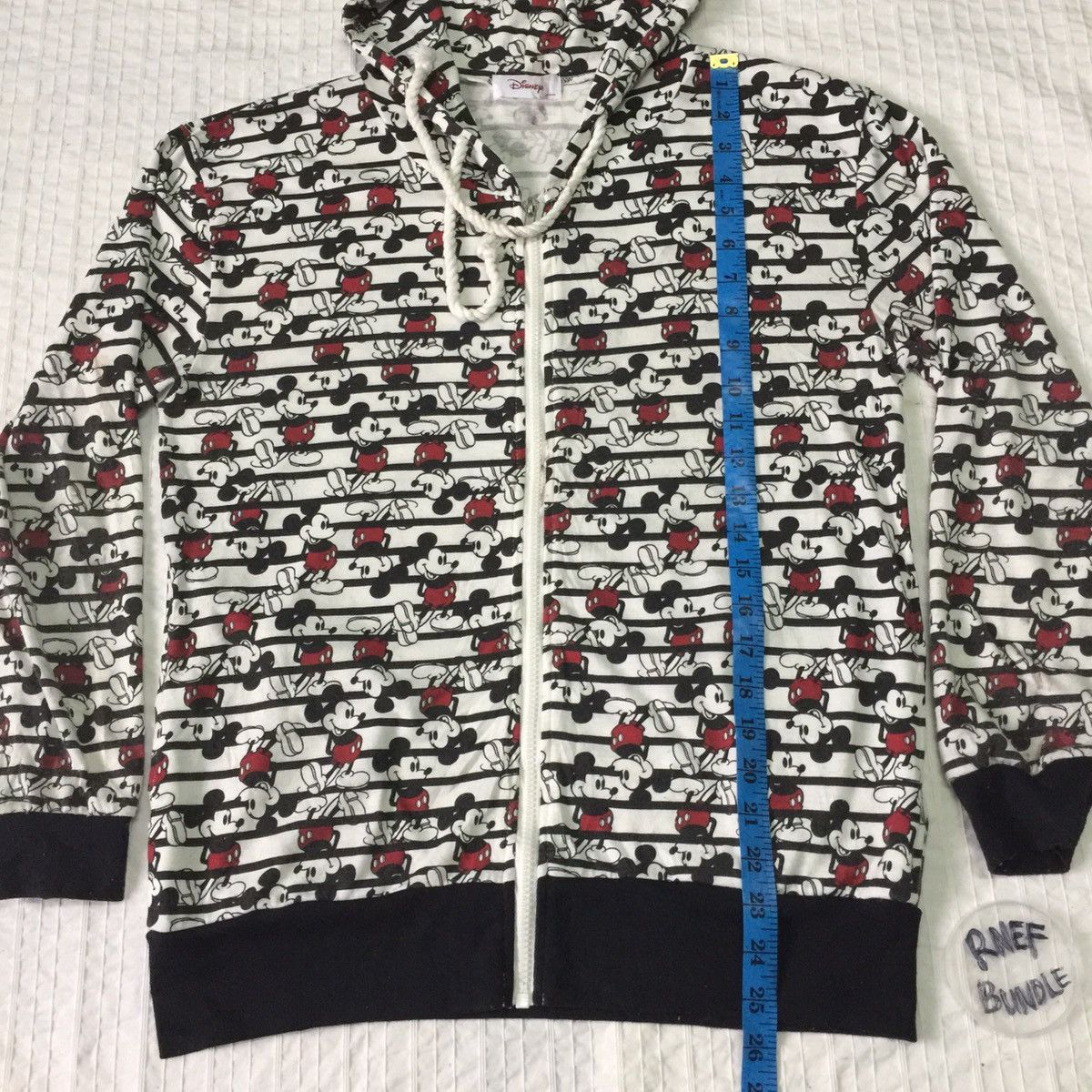Disney Mickey Mouse Full Print Zip Up Hoodie Sweatshirt Size US M / EU 48-50 / 2 - 17 Thumbnail