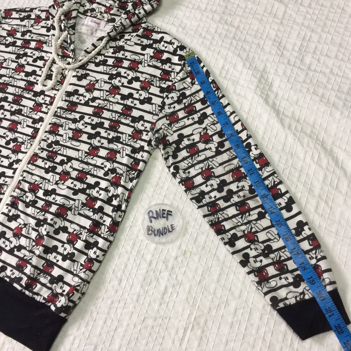 Disney Mickey Mouse Full Print Zip Up Hoodie Sweatshirt Size US M / EU 48-50 / 2 - 18 Thumbnail