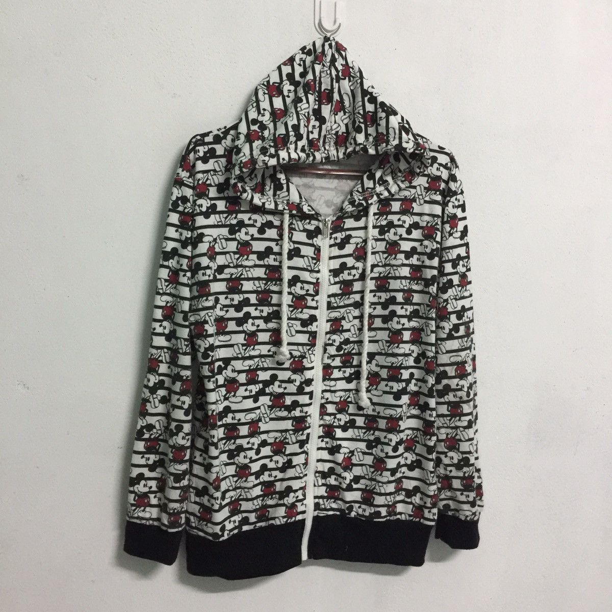 Disney Mickey Mouse Full Print Zip Up Hoodie Sweatshirt Size US M / EU 48-50 / 2 - 3 Thumbnail