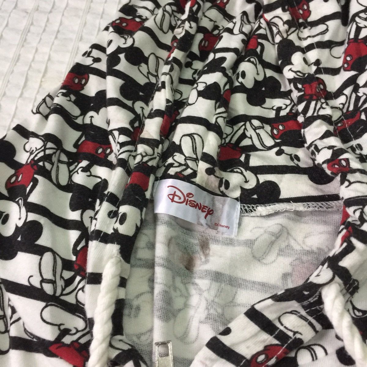 Disney Mickey Mouse Full Print Zip Up Hoodie Sweatshirt Size US M / EU 48-50 / 2 - 10 Thumbnail
