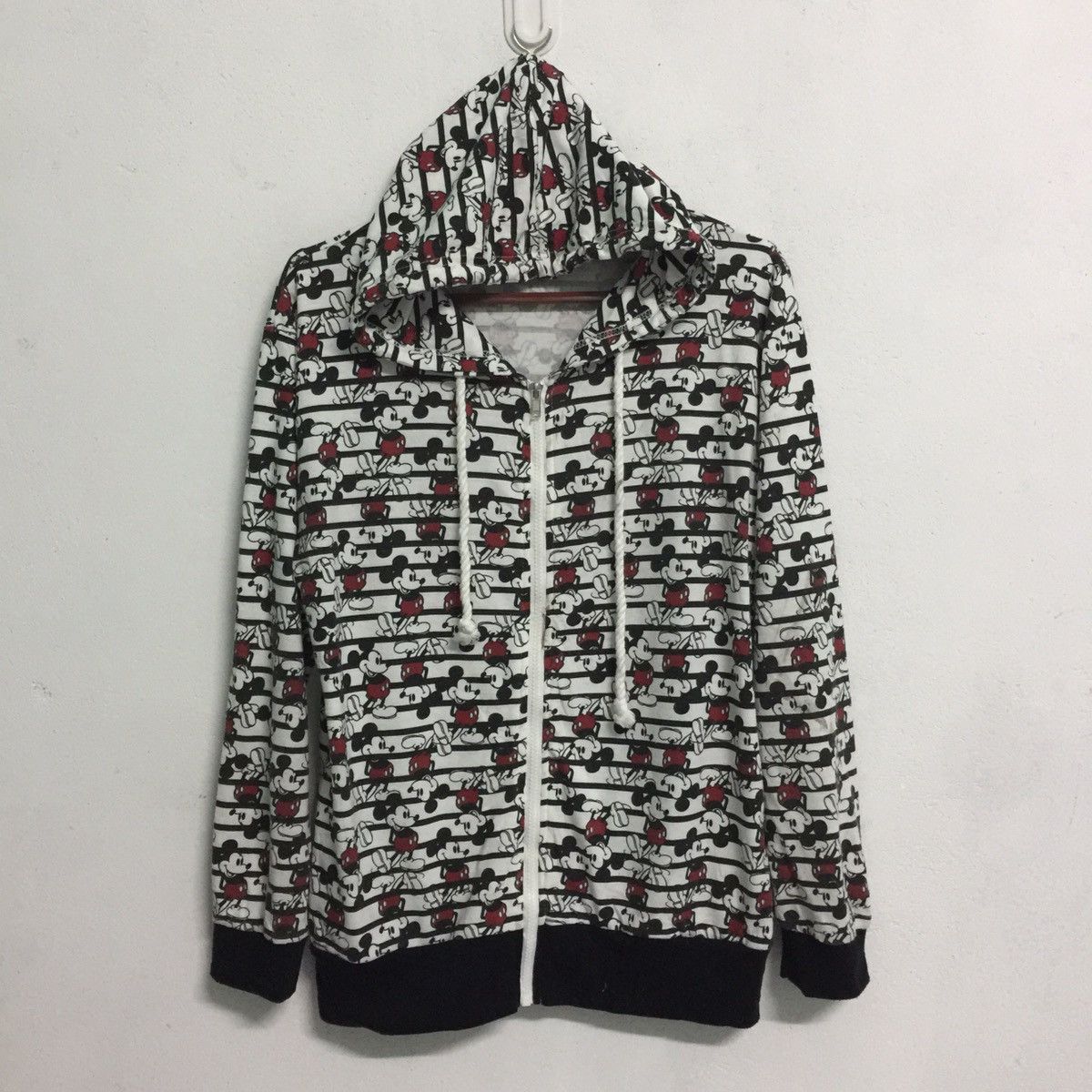 Disney Mickey Mouse Full Print Zip Up Hoodie Sweatshirt Size US M / EU 48-50 / 2 - 1 Thumbnail