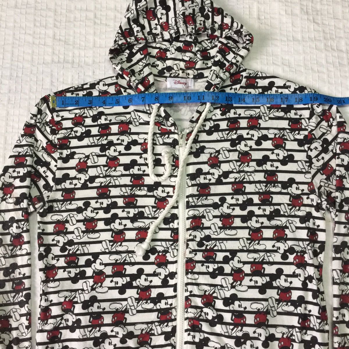 Disney Mickey Mouse Full Print Zip Up Hoodie Sweatshirt Size US M / EU 48-50 / 2 - 15 Thumbnail