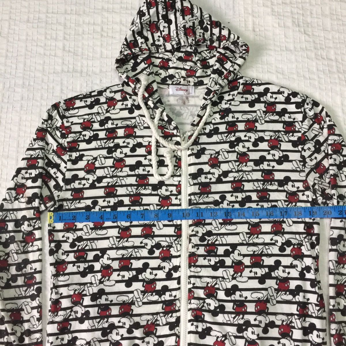 Disney Mickey Mouse Full Print Zip Up Hoodie Sweatshirt Size US M / EU 48-50 / 2 - 16 Thumbnail