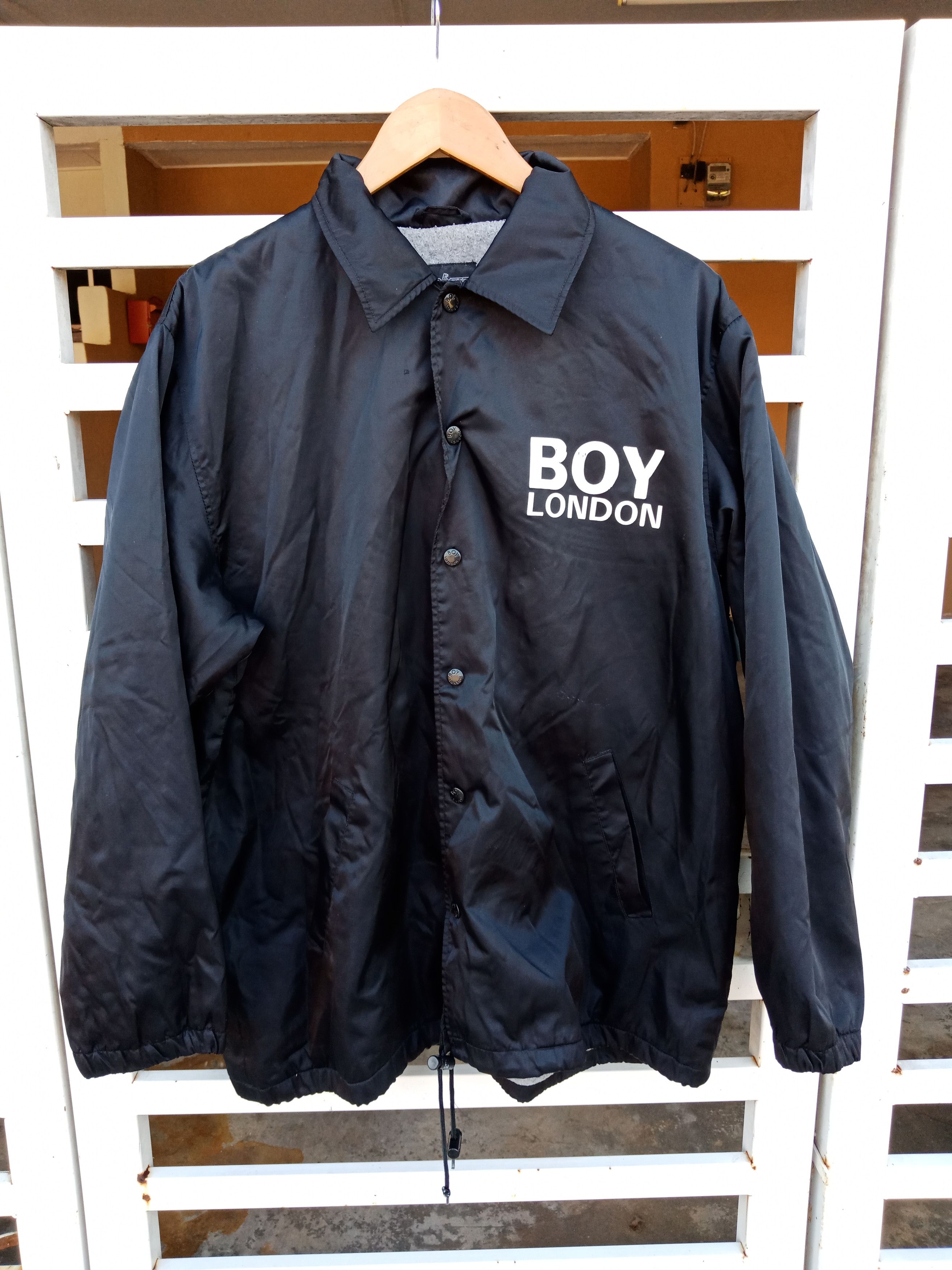 Boy London Boy London Spell Out Big Logo Long Jacket Size US L / EU 52-54 / 3 - 2 Thumbnail