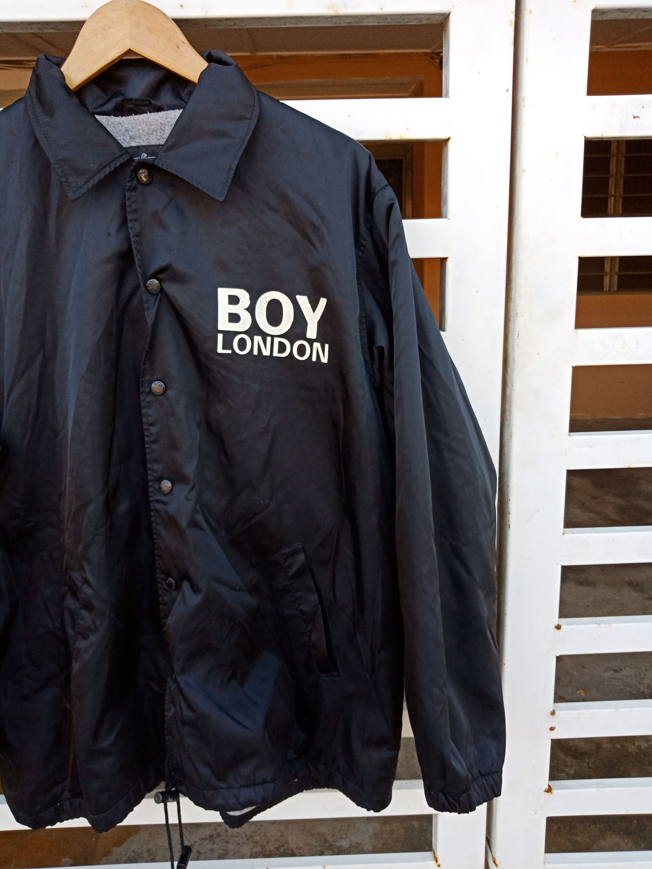 Boy London Boy London Spell Out Big Logo Long Jacket Size US L / EU 52-54 / 3 - 4 Thumbnail