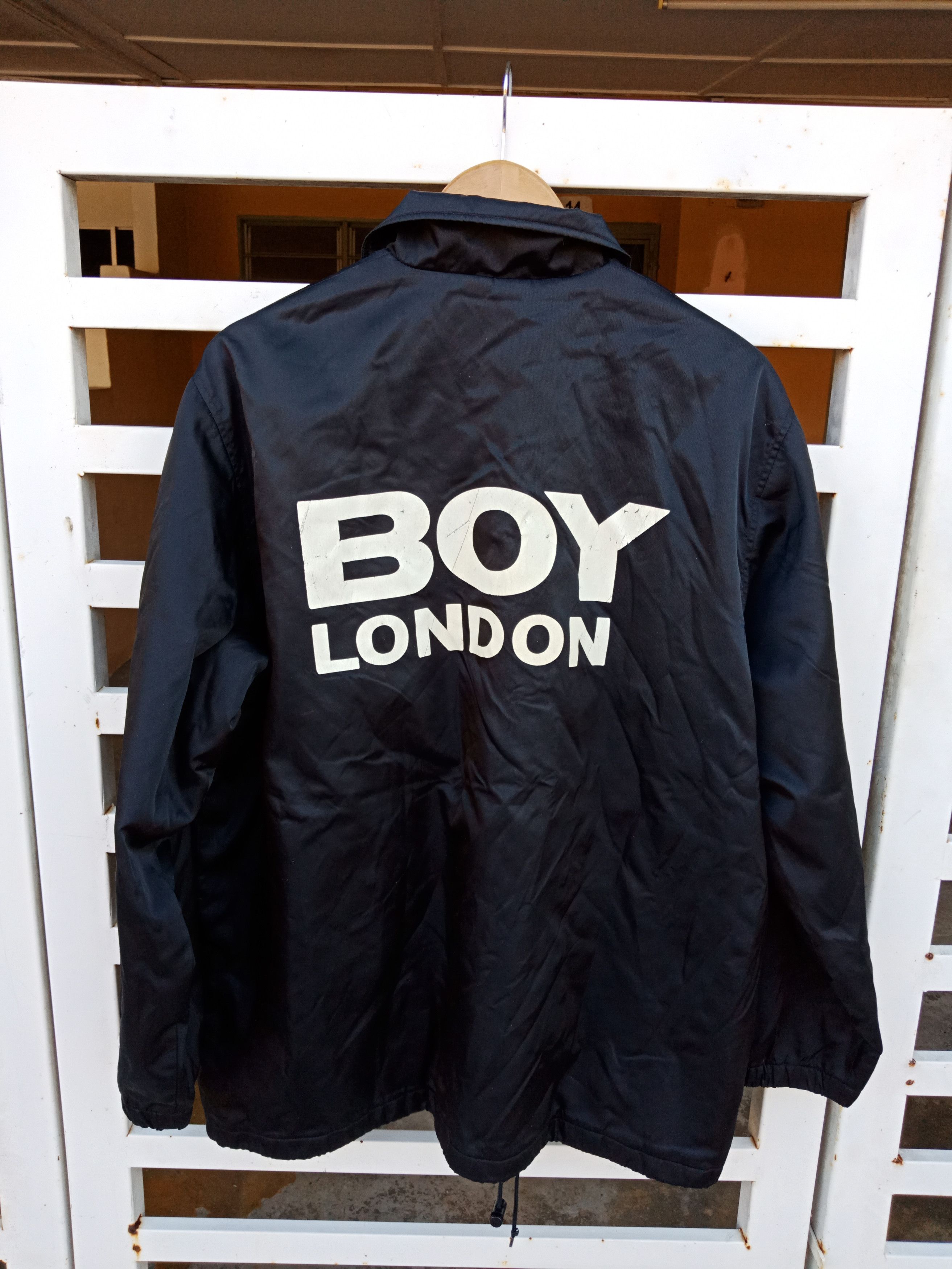 Boy London Boy London Spell Out Big Logo Long Jacket Size US L / EU 52-54 / 3 - 1 Thumbnail
