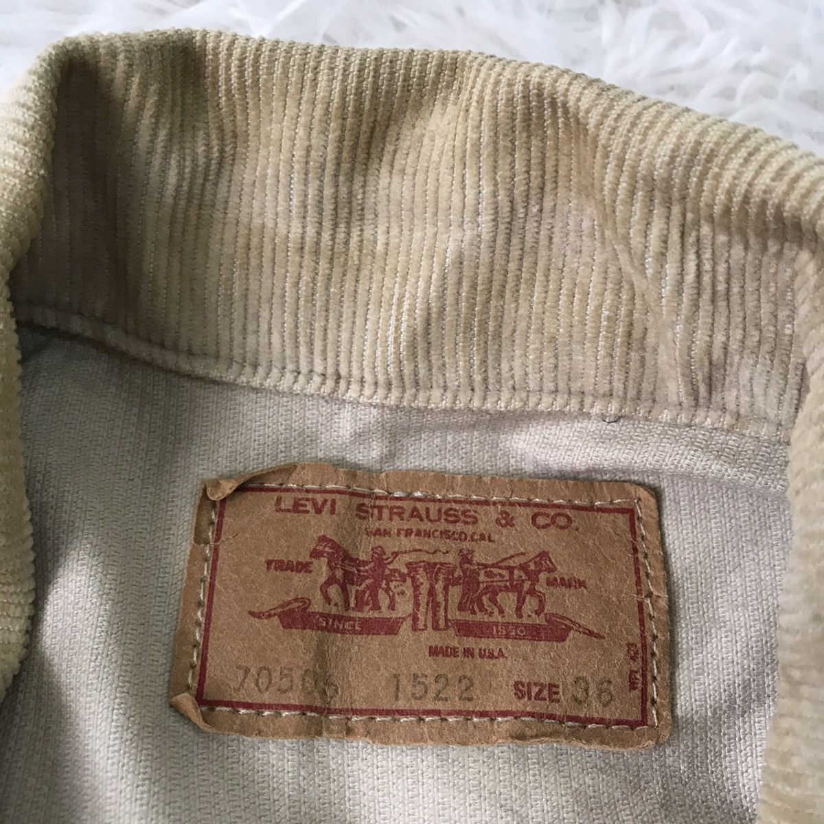 Levi's 🔥Rare🔥 Vintage Levi’s 70506 Jacket made in USA Size US S / EU 44-46 / 1 - 11 Thumbnail