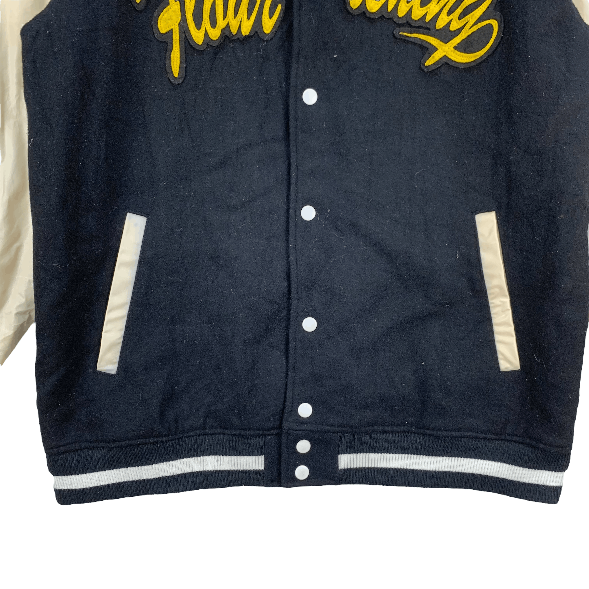 Japanese Brand flourishing unbiased Embroidery Big Logo Varsity #3939-136 Size US XL / EU 56 / 4 - 5 Thumbnail