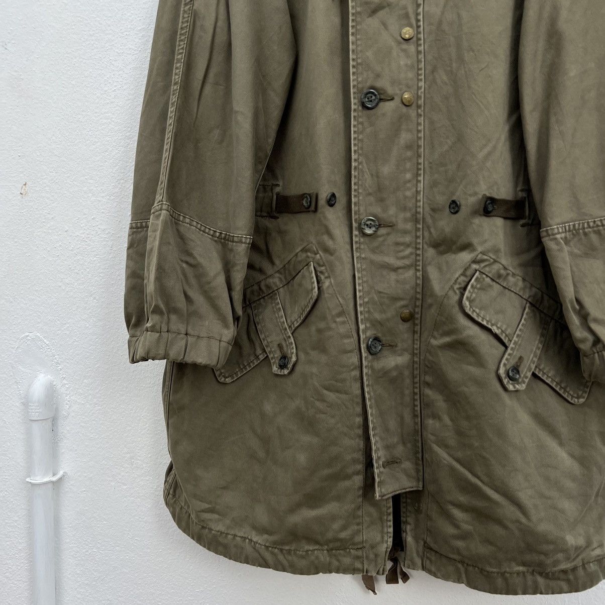 Diesel VINTAGE FISH TAIL PARKA JACKET DIESEL PARACHUTE BIKER STYLE Size US M / EU 48-50 / 2 - 7 Thumbnail