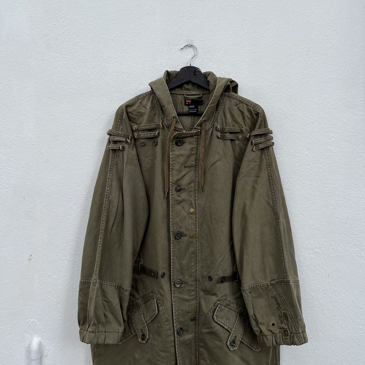 Diesel VINTAGE FISH TAIL PARKA JACKET DIESEL PARACHUTE BIKER STYLE Size US M / EU 48-50 / 2 - 2 Thumbnail