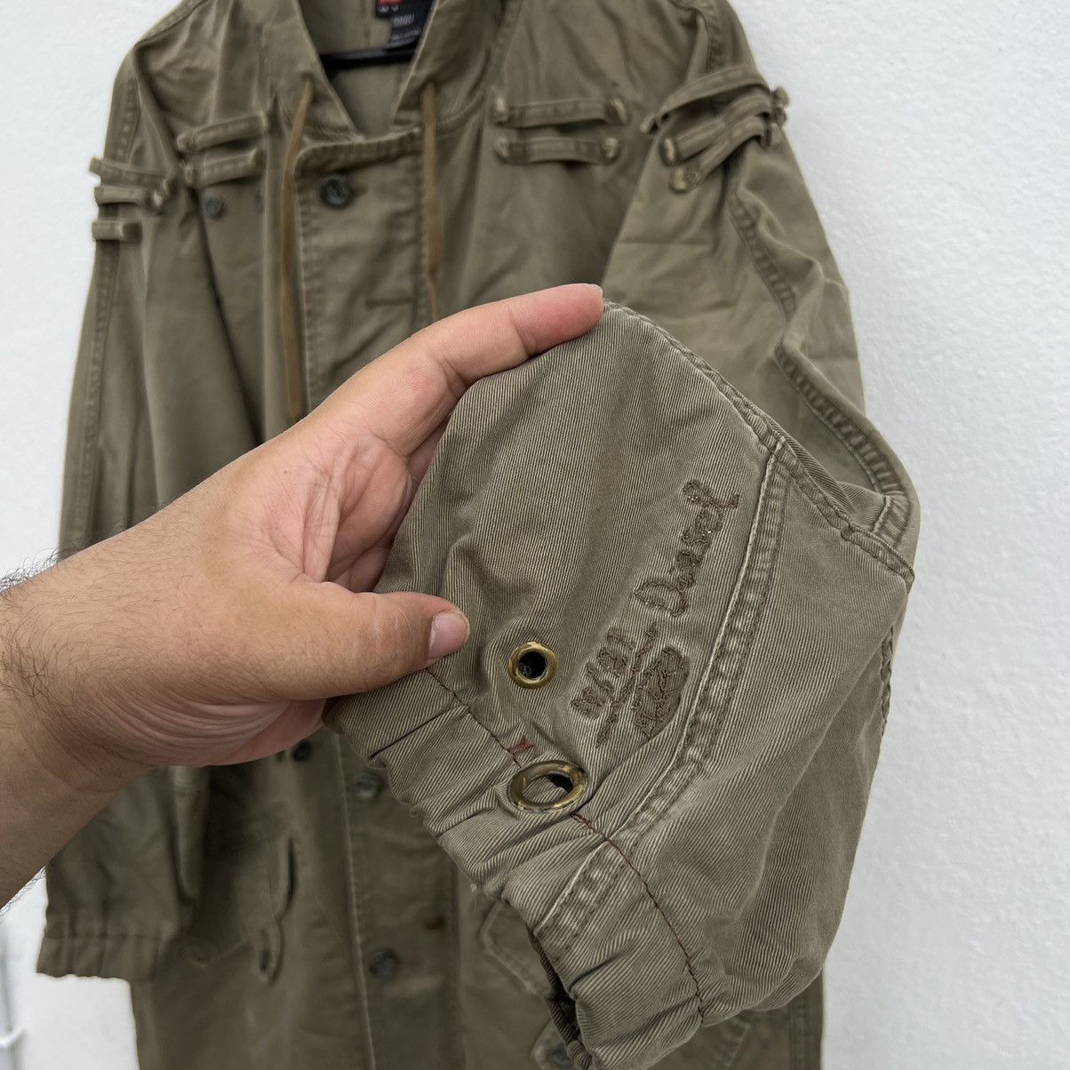 Diesel VINTAGE FISH TAIL PARKA JACKET DIESEL PARACHUTE BIKER STYLE Size US M / EU 48-50 / 2 - 8 Thumbnail