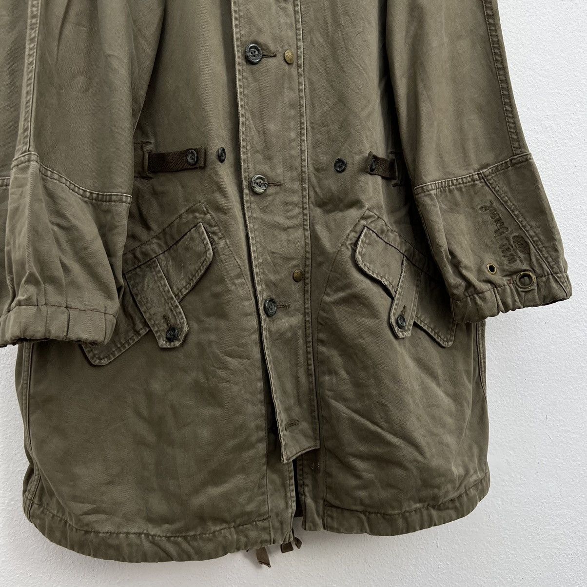Diesel VINTAGE FISH TAIL PARKA JACKET DIESEL PARACHUTE BIKER STYLE Size US M / EU 48-50 / 2 - 6 Thumbnail