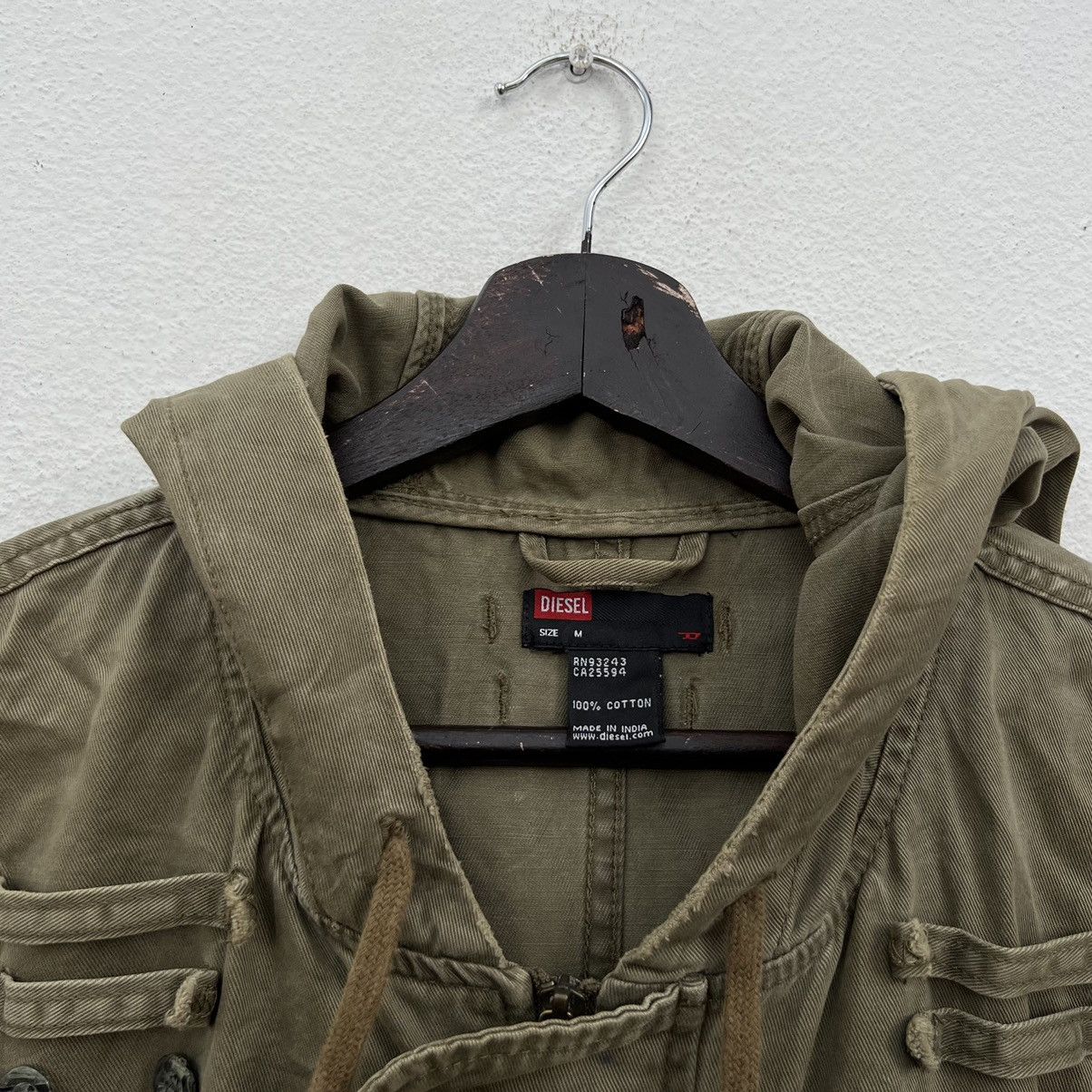 Diesel VINTAGE FISH TAIL PARKA JACKET DIESEL PARACHUTE BIKER STYLE Size US M / EU 48-50 / 2 - 9 Thumbnail