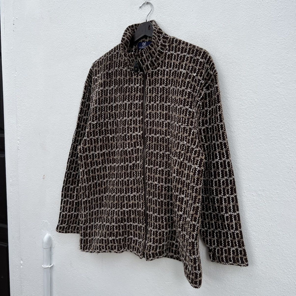 Japanese Brand VINTAGE IVY-BROTHERS JAPAN TWEED ZIPPER JACKET Size US L / EU 52-54 / 3 - 2 Thumbnail