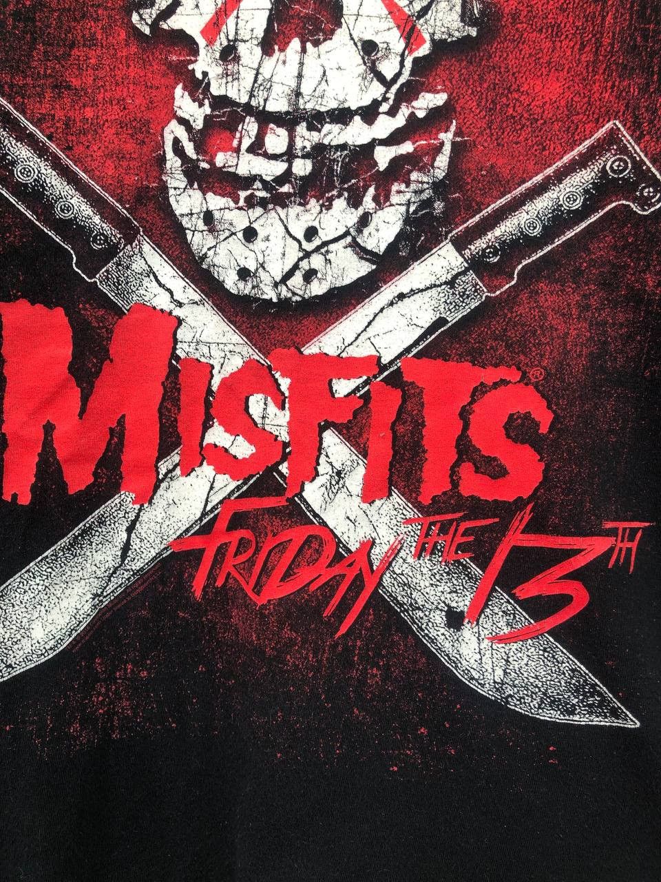 Band Tees Vintage Mens Y2K Misfits Skull Band T-Shirt Size US L / EU 52-54 / 3 - 5 Thumbnail