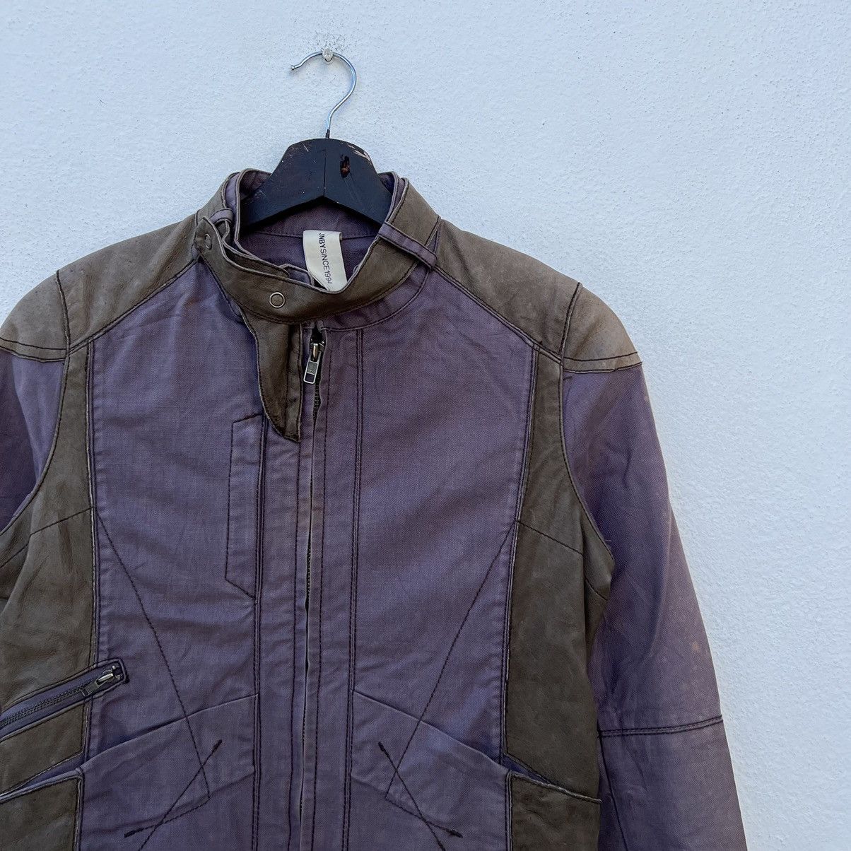 Japanese Brand RARE PARACHUTE BIKER ZIPPER JACKET JNBY SINCE 1994 Size US M / EU 48-50 / 2 - 5 Thumbnail