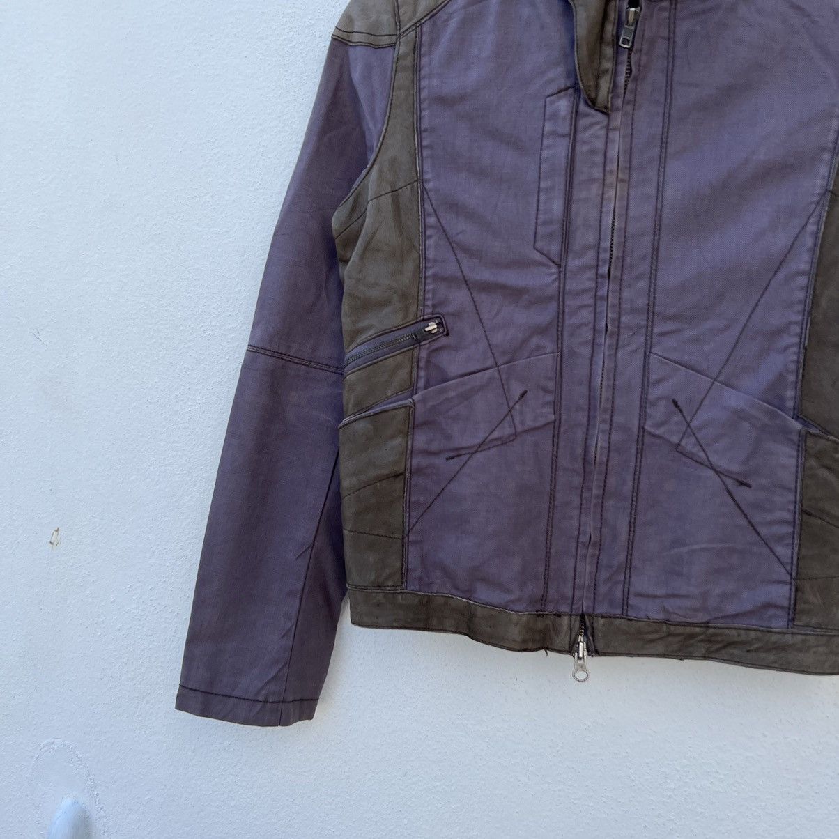Japanese Brand RARE PARACHUTE BIKER ZIPPER JACKET JNBY SINCE 1994 Size US M / EU 48-50 / 2 - 4 Thumbnail