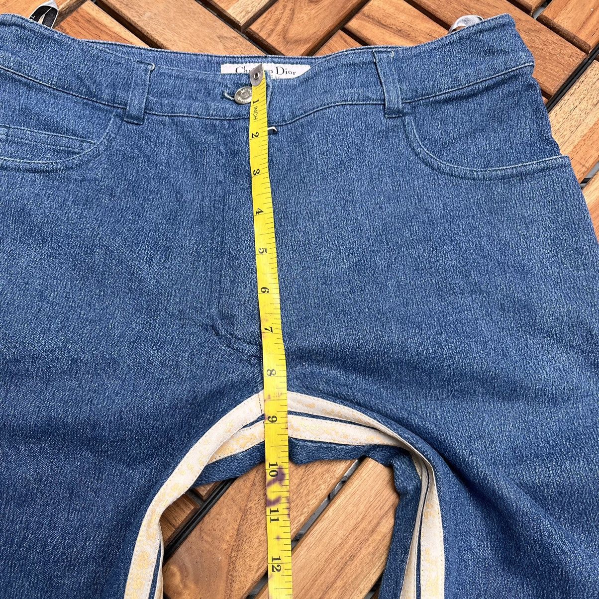 Christian Dior Monsieur Christian Dior Stretch denim with inner leg racing stripe Size 27" / US 4 / IT 40 - 17 Thumbnail
