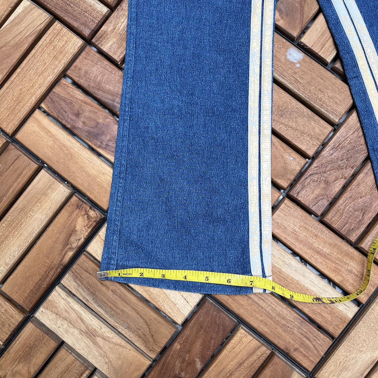 Christian Dior Monsieur Christian Dior Stretch denim with inner leg racing stripe Size 27" / US 4 / IT 40 - 20 Thumbnail