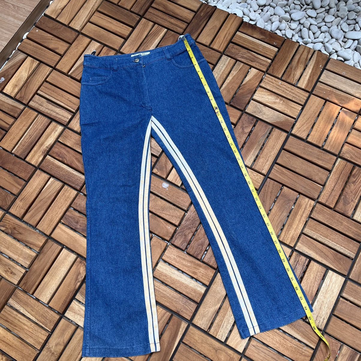 Christian Dior Monsieur Christian Dior Stretch denim with inner leg racing stripe Size 27" / US 4 / IT 40 - 14 Thumbnail
