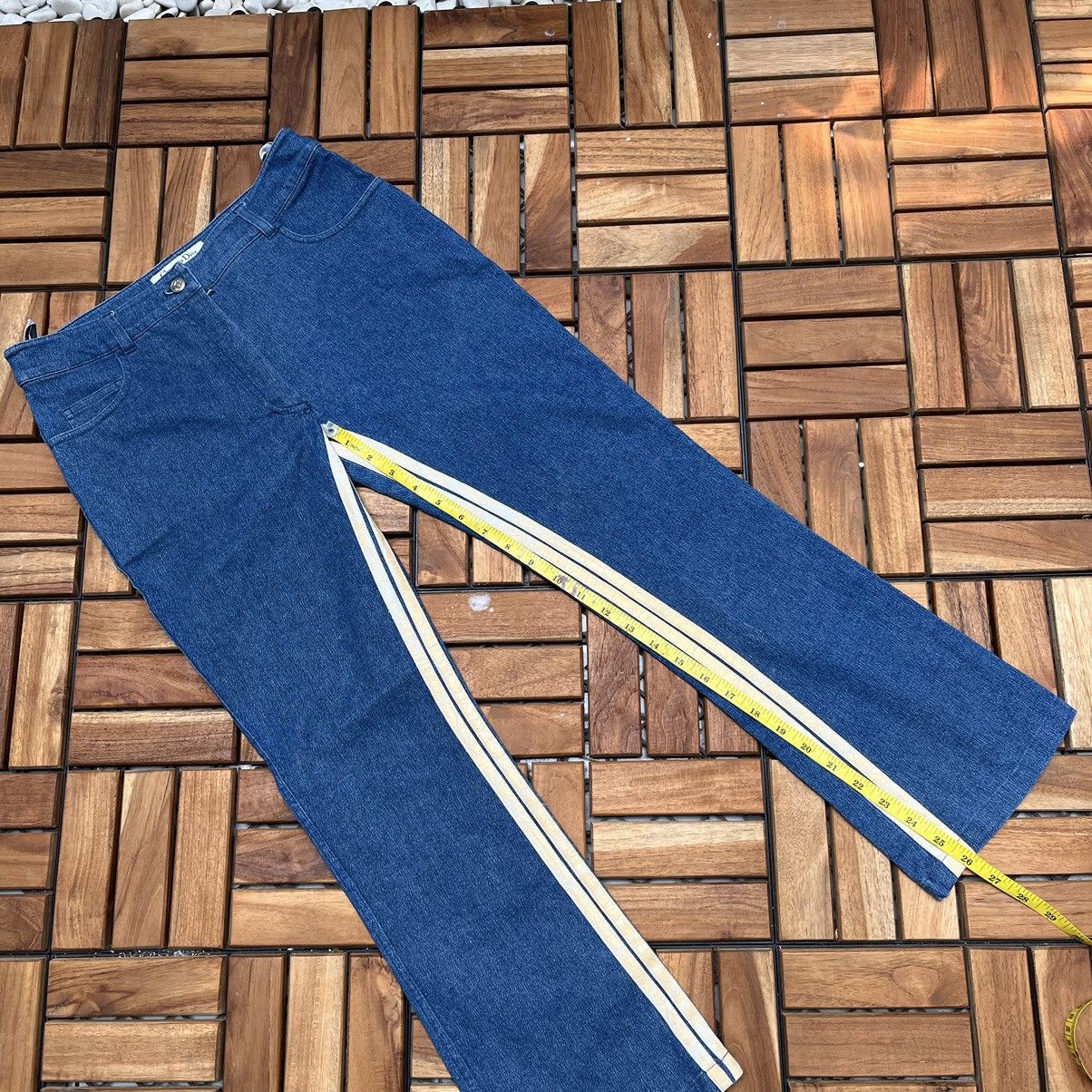 Christian Dior Monsieur Christian Dior Stretch denim with inner leg racing stripe Size 27" / US 4 / IT 40 - 13 Thumbnail