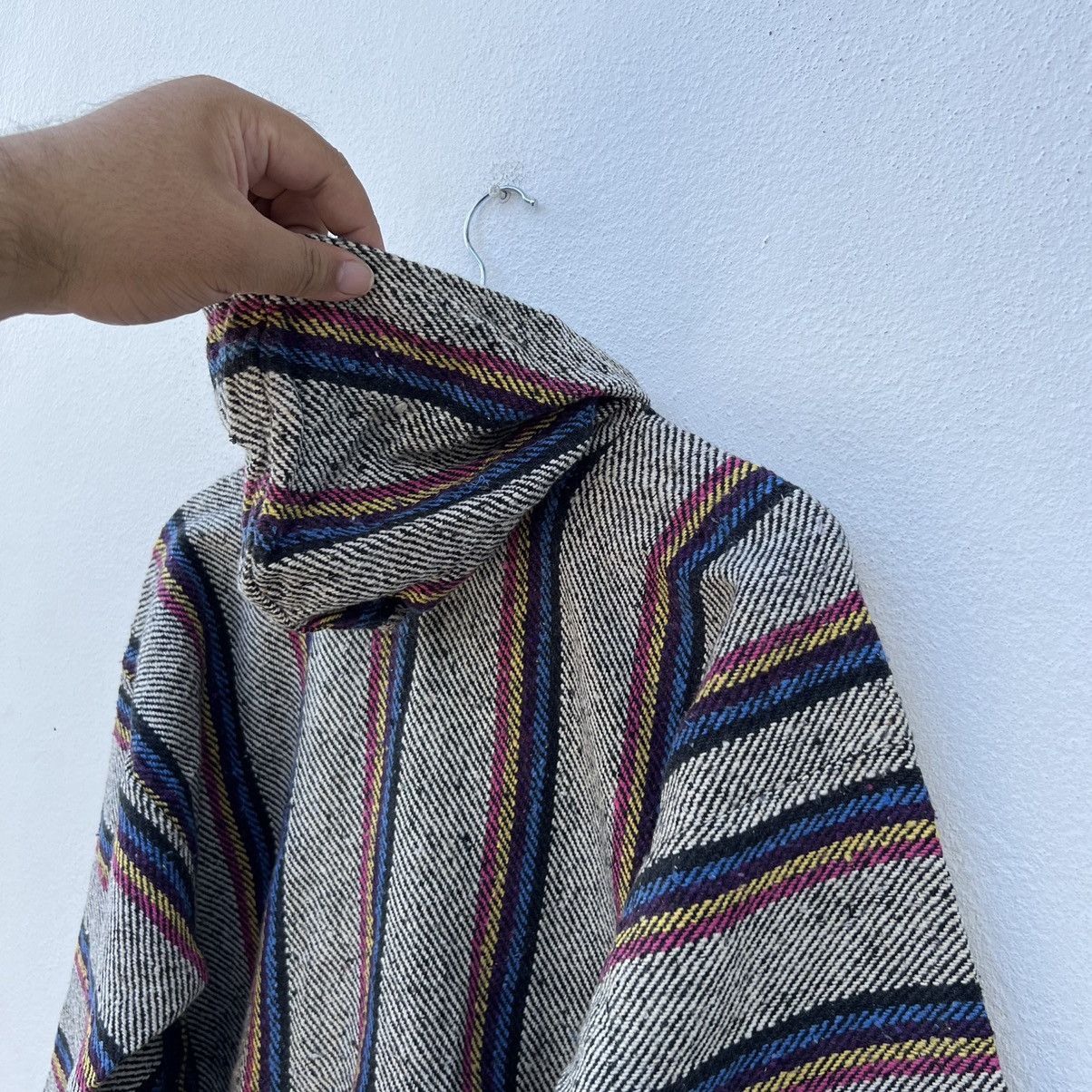 Japanese Brand VINTAGE SAN PATRICIO HOODIE NOVAJO STRIPED DESIGN Size US L / EU 52-54 / 3 - 9 Thumbnail