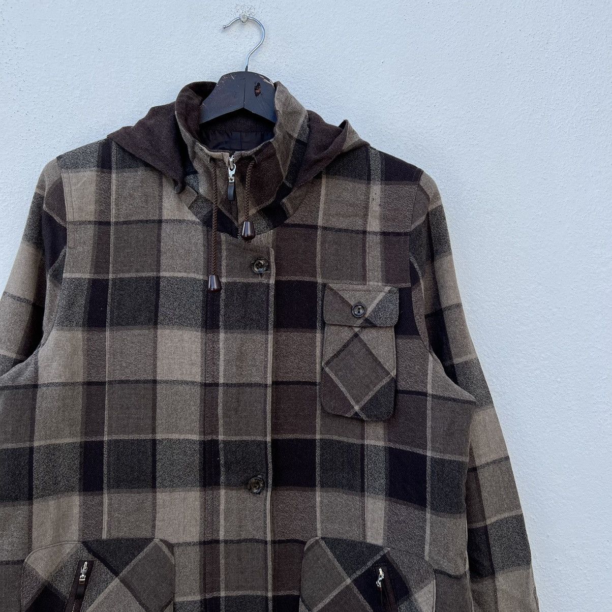 Japanese Brand VINTAGE K FEMME UN DELECE TISSOS TARTAN DESIGN JACKET Size US M / EU 48-50 / 2 - 4 Thumbnail
