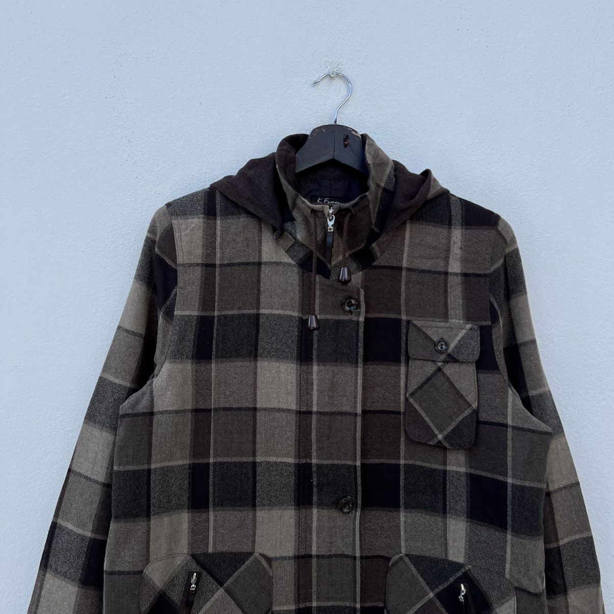 Japanese Brand VINTAGE K FEMME UN DELECE TISSOS TARTAN DESIGN JACKET Size US M / EU 48-50 / 2 - 3 Thumbnail