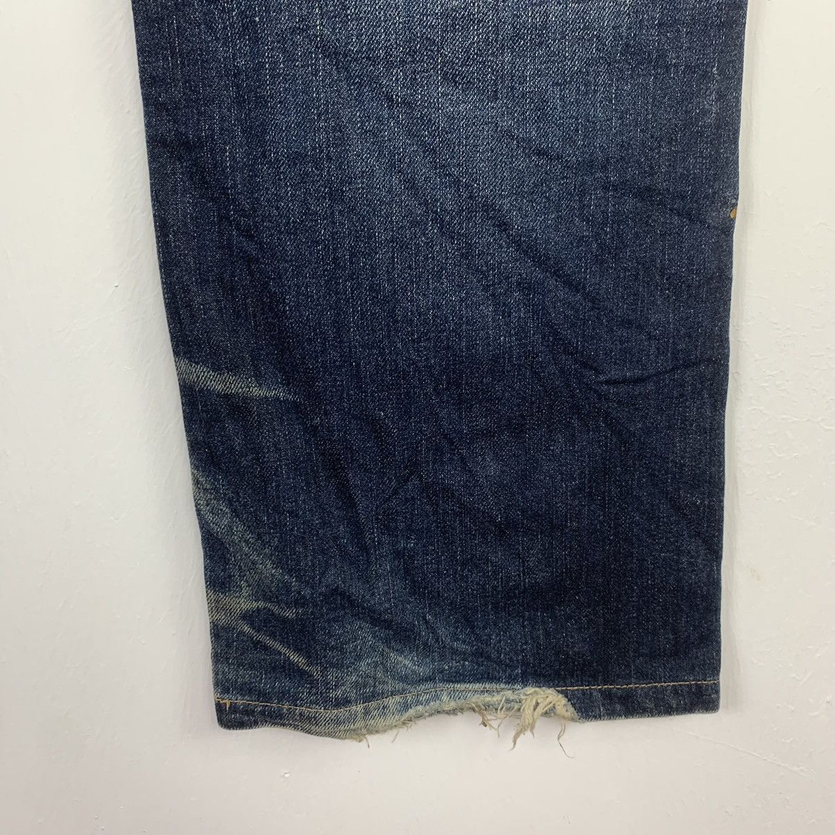 Vintage Edwin Dark Blue Denim Faded Jeans