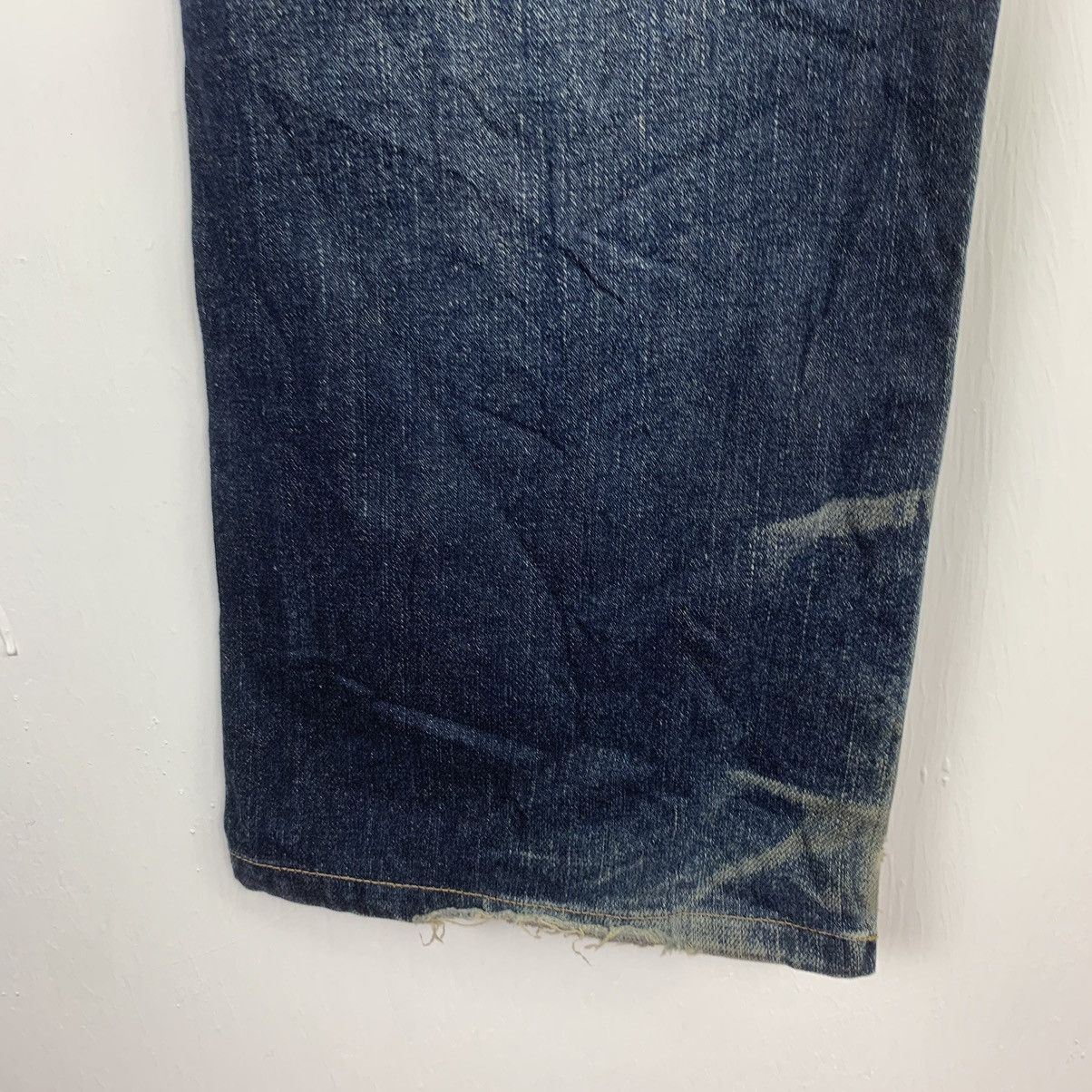 Vintage Edwin Dark Blue Denim Faded Jeans