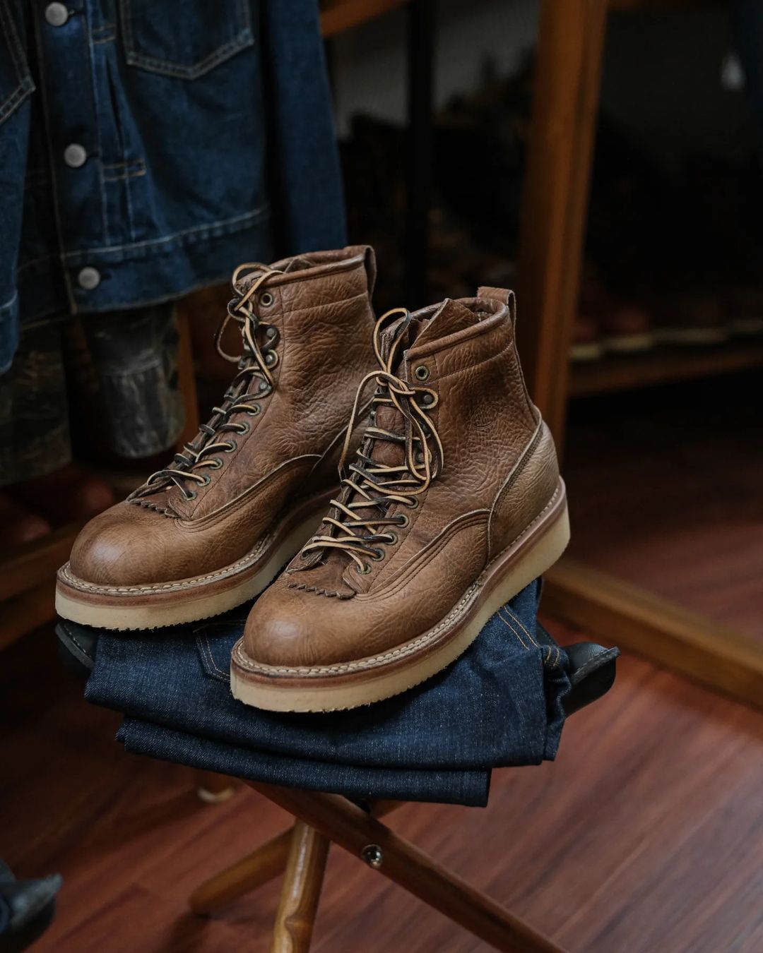 image of Whites Boots White's Boots Northwest Smoke Jumper Original Made In Usa in Tan, Men's (Size 10)