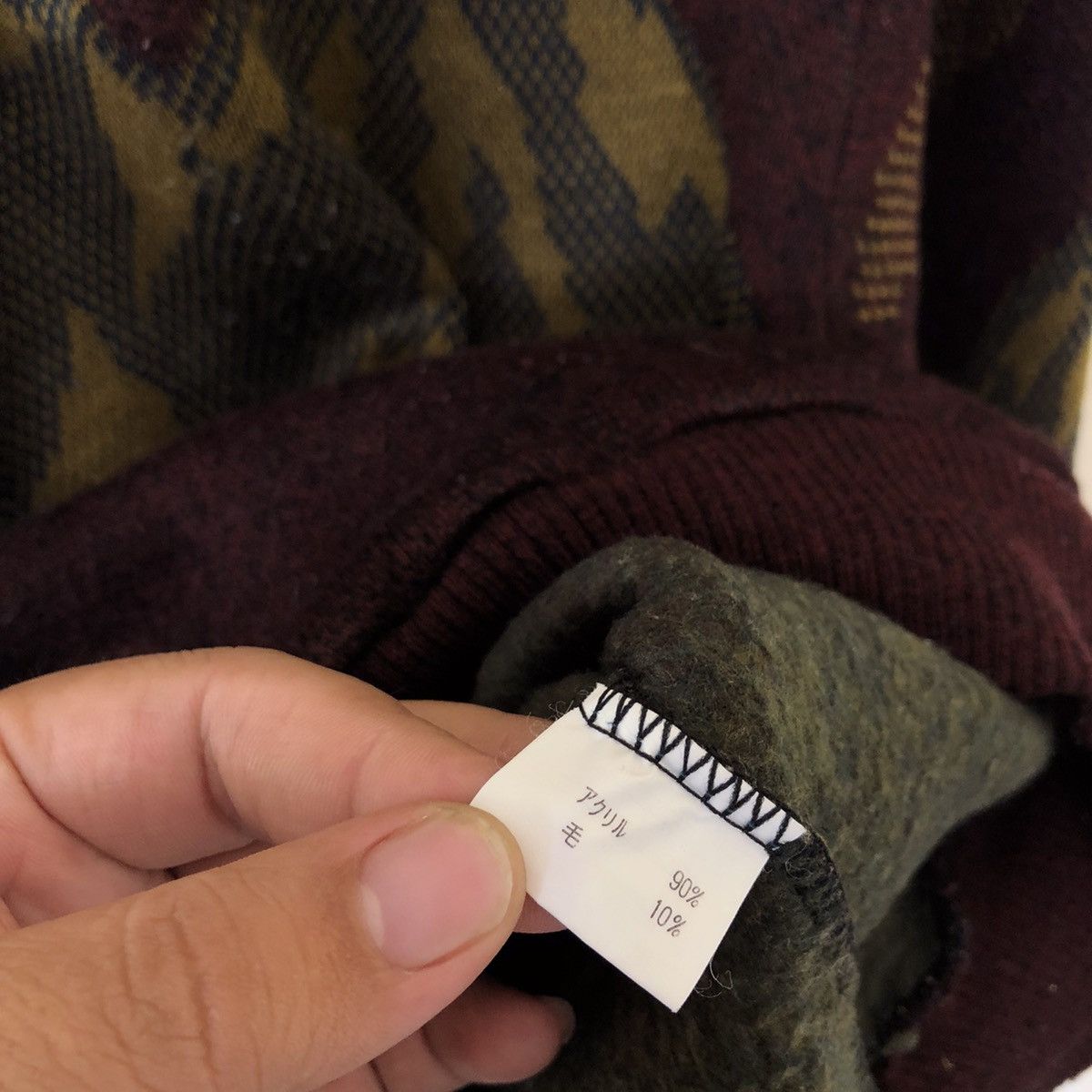 Japanese Brand VINTAGE PRINTED COLLARSWEATSHIRT DEBIERRE Size US L / EU 52-54 / 3 - 9 Thumbnail