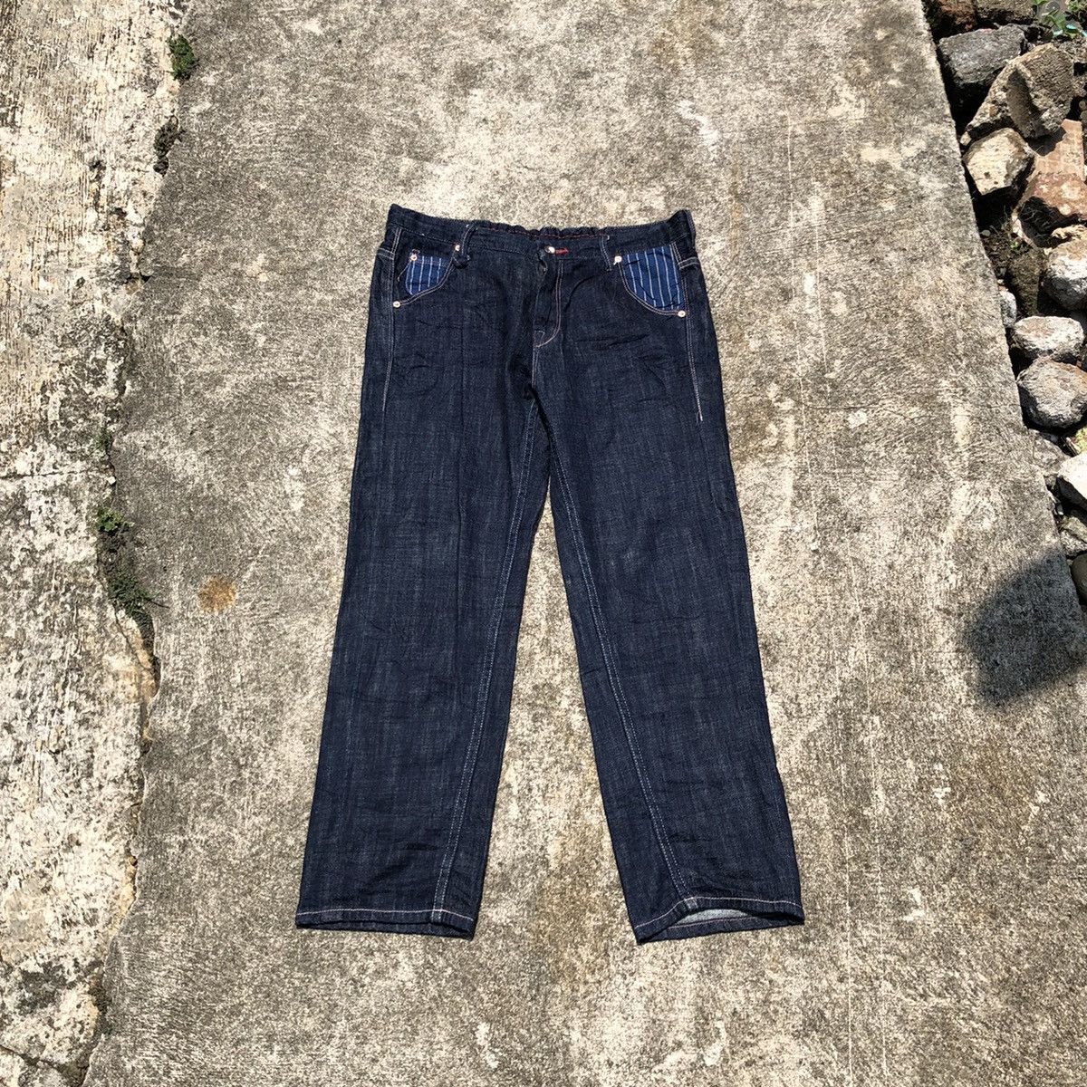 Japanese Brand × PHENOMENON Phenomenon Indigo Blue Denim Wabash Size US 30 / EU 46 - 1 Thumbnail