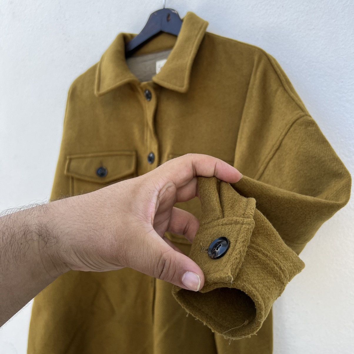 Japanese Brand VINTAGE ELCAMINO JAPAN WOOL CARGO BUTTON JACKET Size US L / EU 52-54 / 3 - 6 Thumbnail