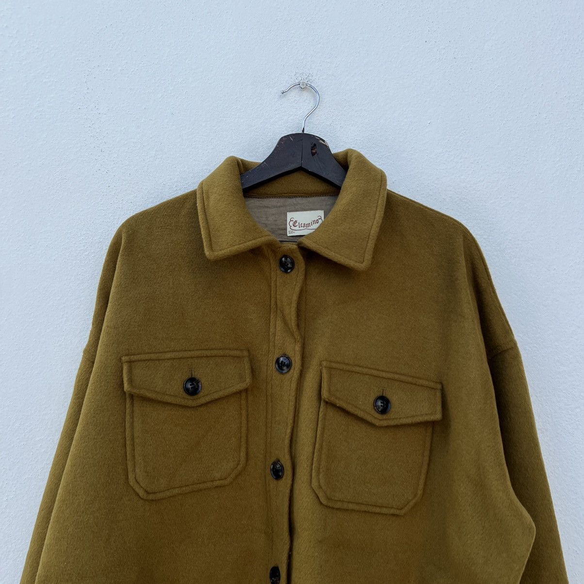 Japanese Brand VINTAGE ELCAMINO JAPAN WOOL CARGO BUTTON JACKET Size US L / EU 52-54 / 3 - 3 Thumbnail